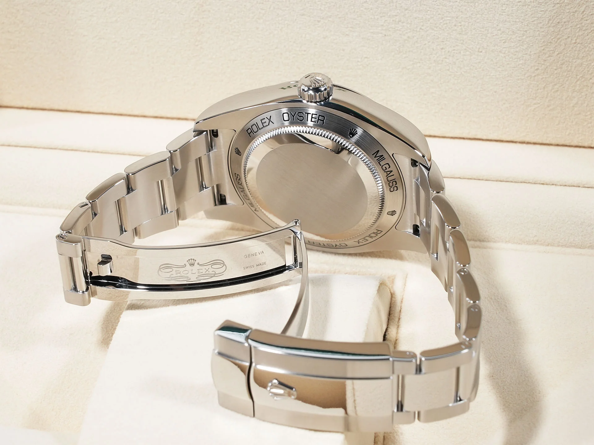 ロレックス ミルガウス Ref.116400GV ステンレススチール Zブルー文字盤 - Image 8