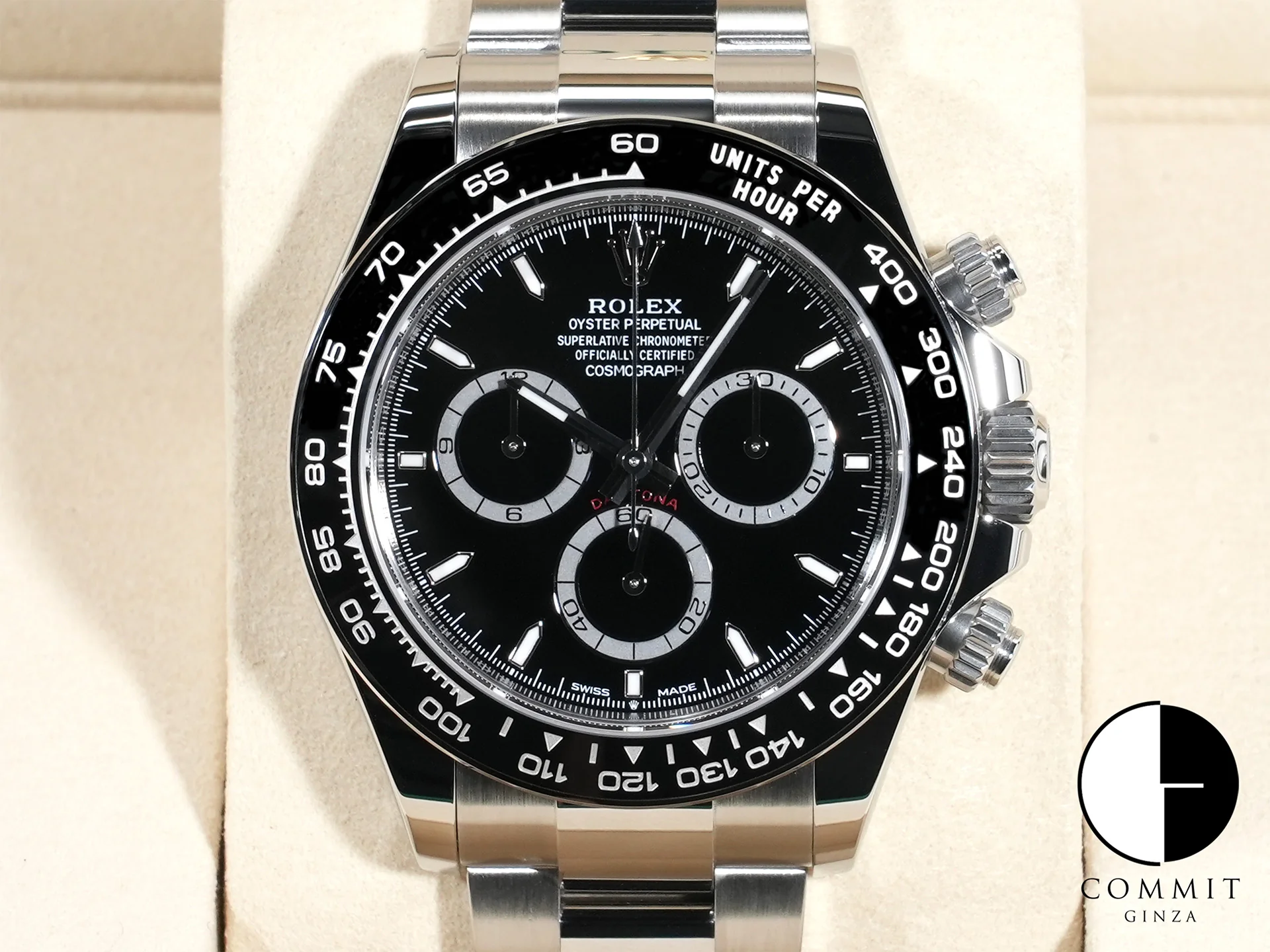 ロレックス デイトナ Ref.126500LN ステンレススチール ブラック文字盤