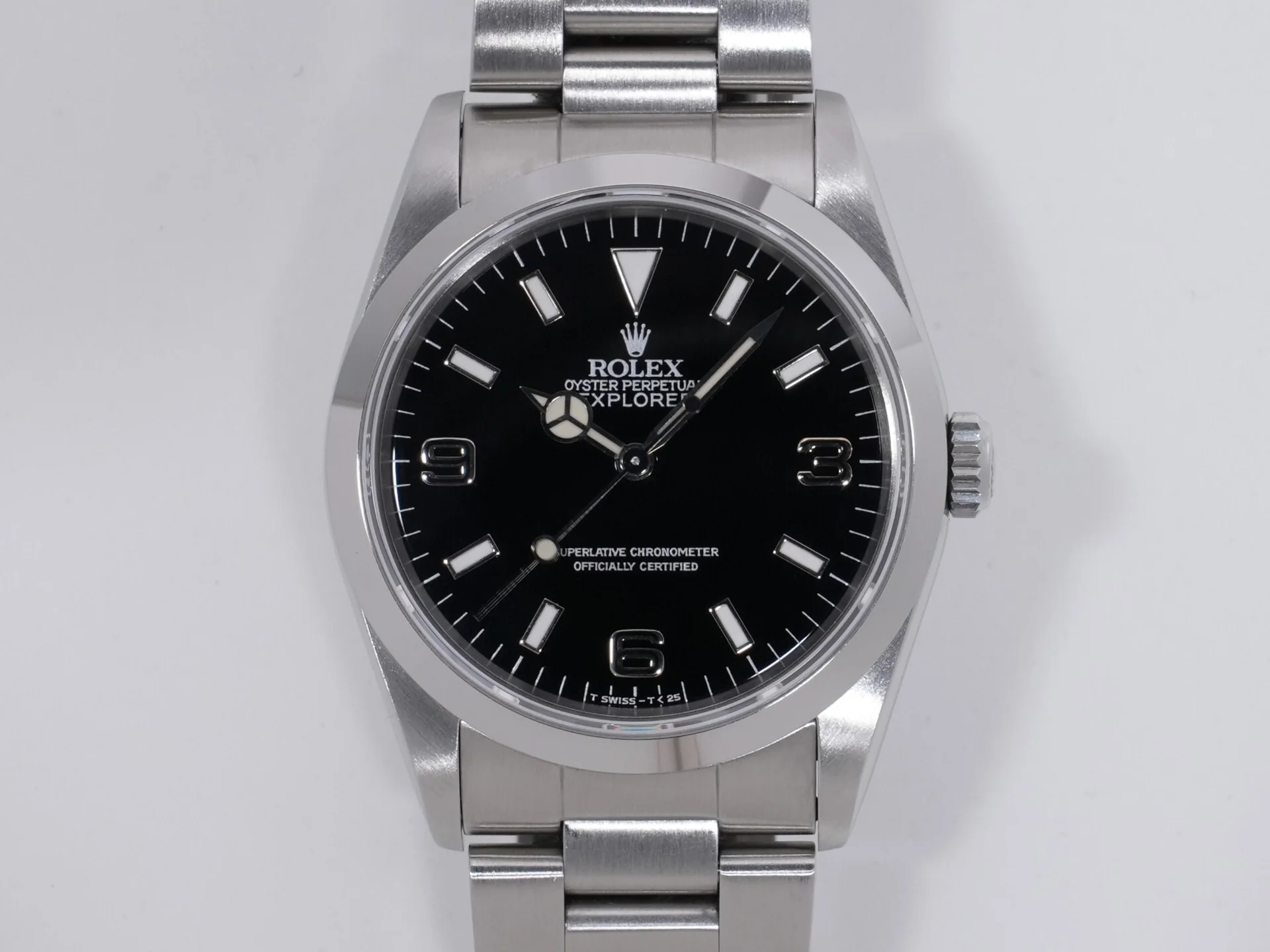 ロレックス エクスプローラーI Ref.14270 ステンレススチール ブラック文字盤 中古 cjt5spw3 - Image 2