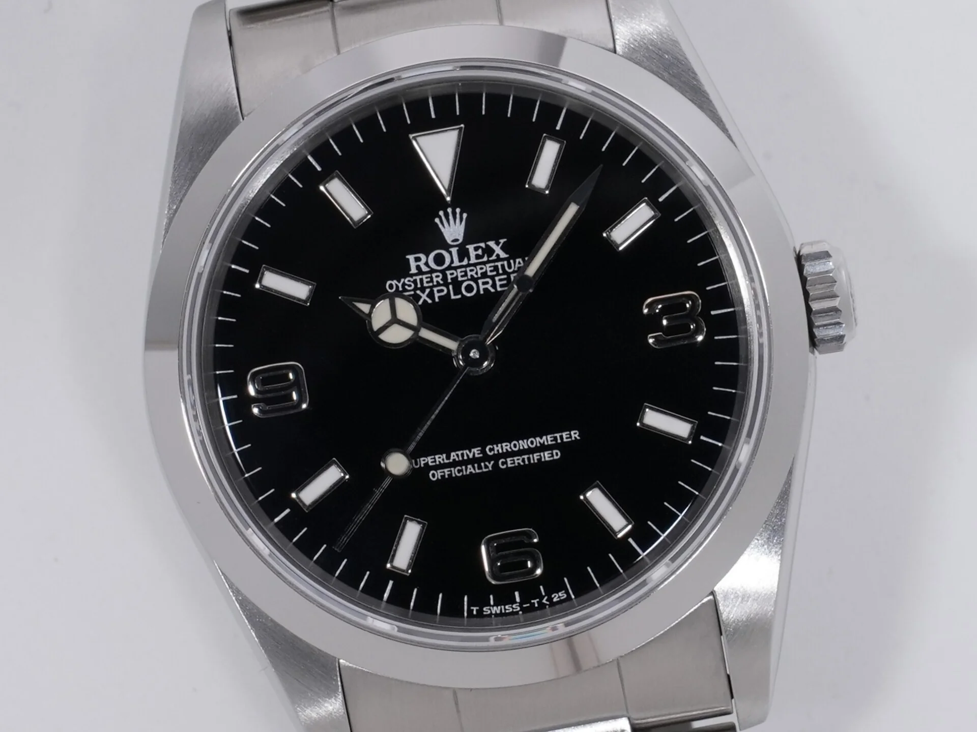 ロレックス エクスプローラーI Ref.14270 ステンレススチール ブラック文字盤 中古 cjt5spw3 - Image 3