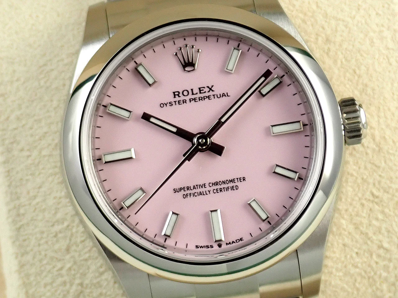ロレックス オイスターパーペチュアル31 Ref.277200 ステンレススチール キャンディピンク文字盤 - Image 3