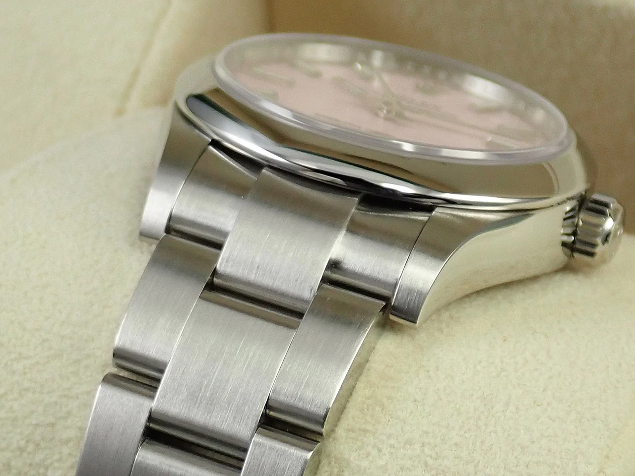 ロレックス オイスターパーペチュアル31 Ref.277200 ステンレススチール キャンディピンク文字盤 - Image 6