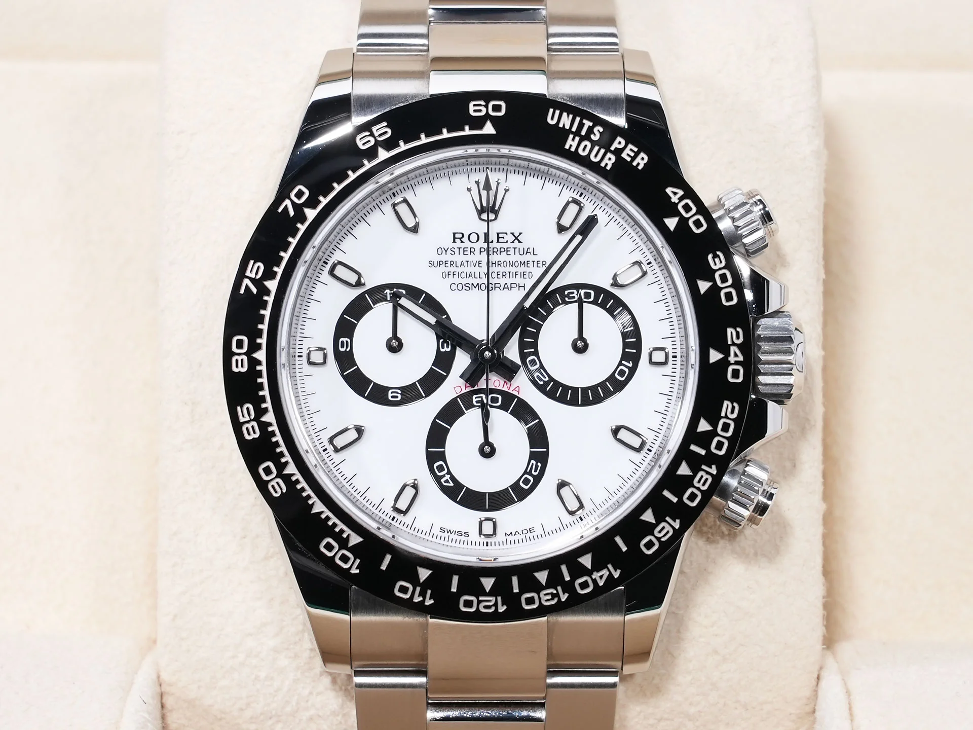 ロレックス デイトナ Ref.116500LN ステンレススチール ホワイト文字盤 - Image 2