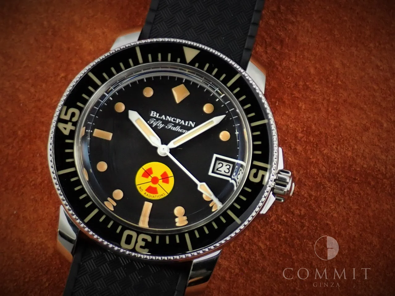 ブランパン フィフティ ファゾムス Ref.5008D-1130-B64A ブラック文字盤 極美品 CMY37P59 - Image 11