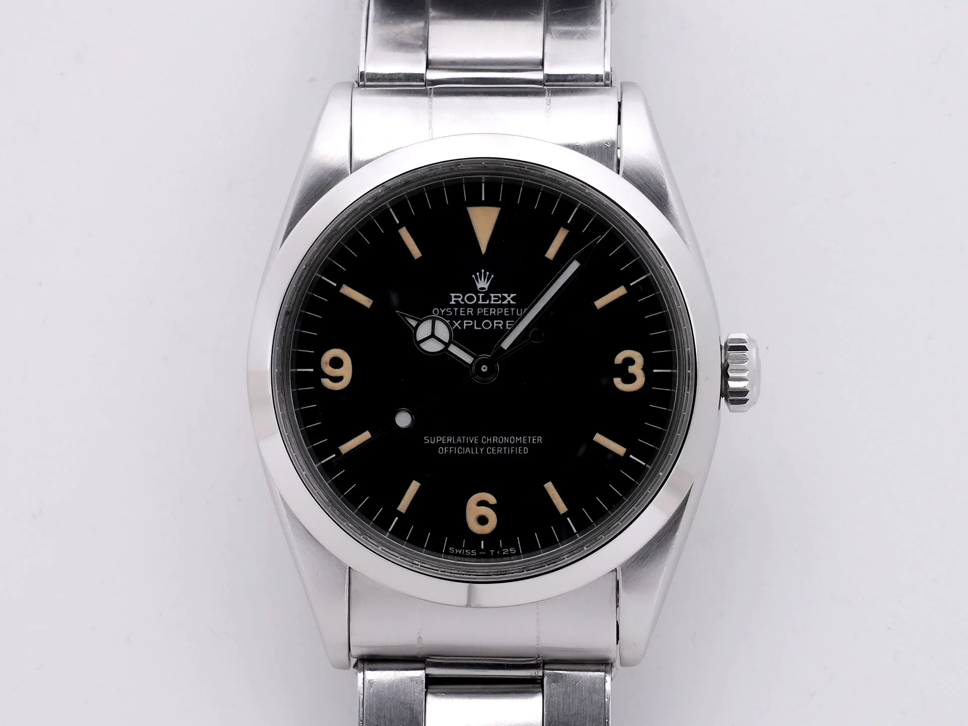 ロレックス エクスプローラーI Ref.1016 ステンレススチール ブラック文字盤 中古 cohcjv9e - Image 2