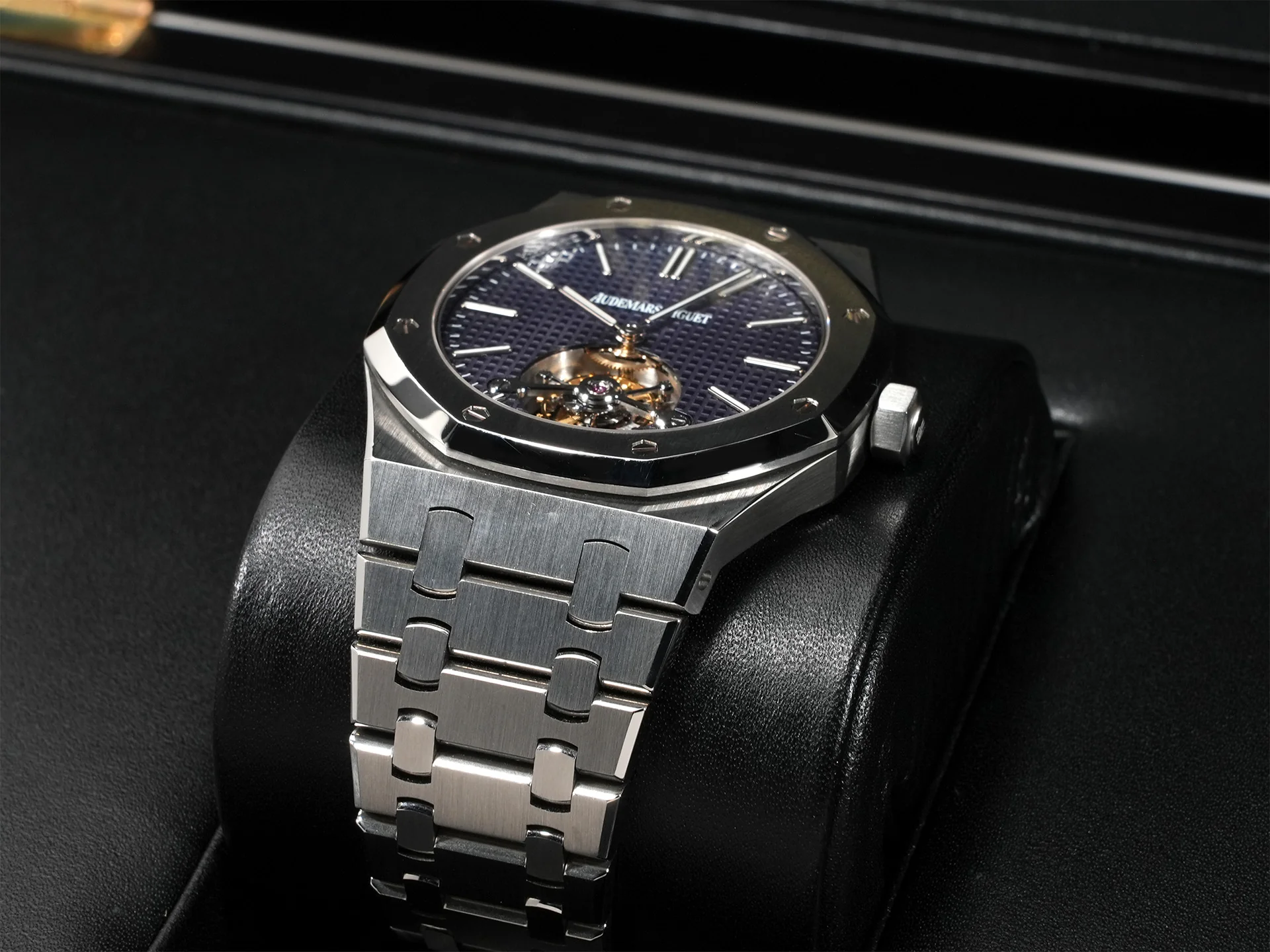 オーデマピゲ ロイヤルオーク トゥールビヨン エクストラ シン Ref.26510ST.OO.1220ST.01 ステンレススチール ブルー文字盤 - Image 6