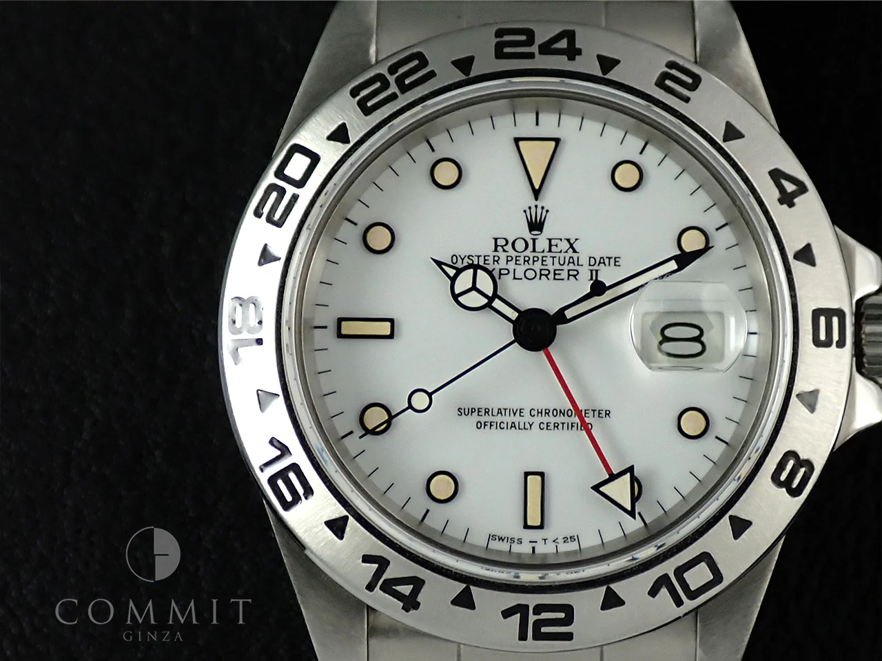 ロレックス エクスプローラーII Ref.16550 ステンレススチール ホワイト文字盤 - Image 11