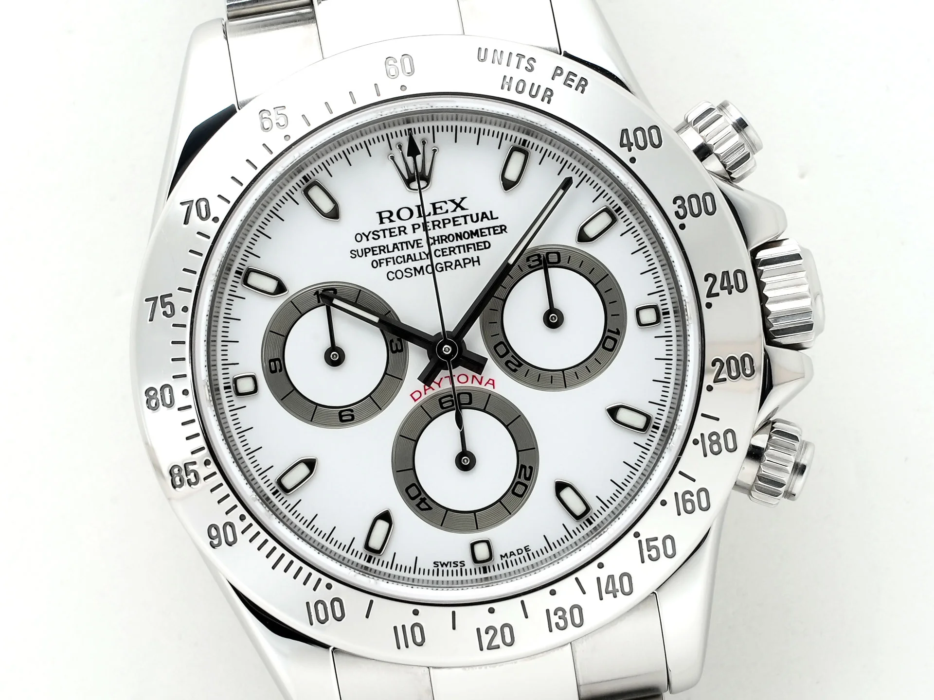 ロレックス デイトナ Ref.116520 ステンレススチール ホワイト文字盤 中古 csurmccy - Image 3