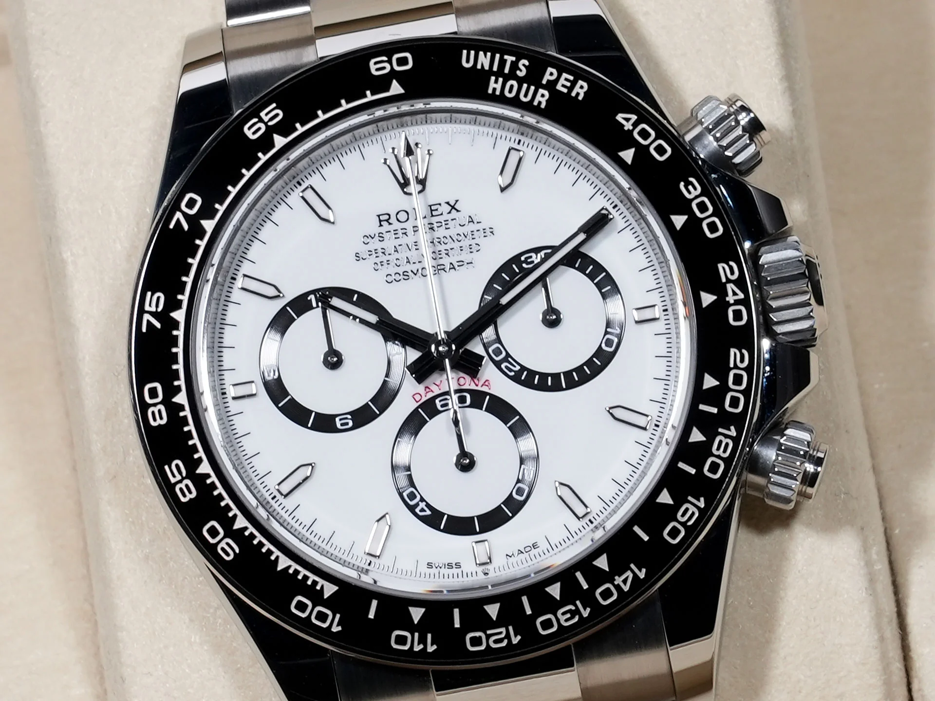 ロレックス デイトナ Ref.126500LN ステンレススチール ホワイト文字盤 - Image 3