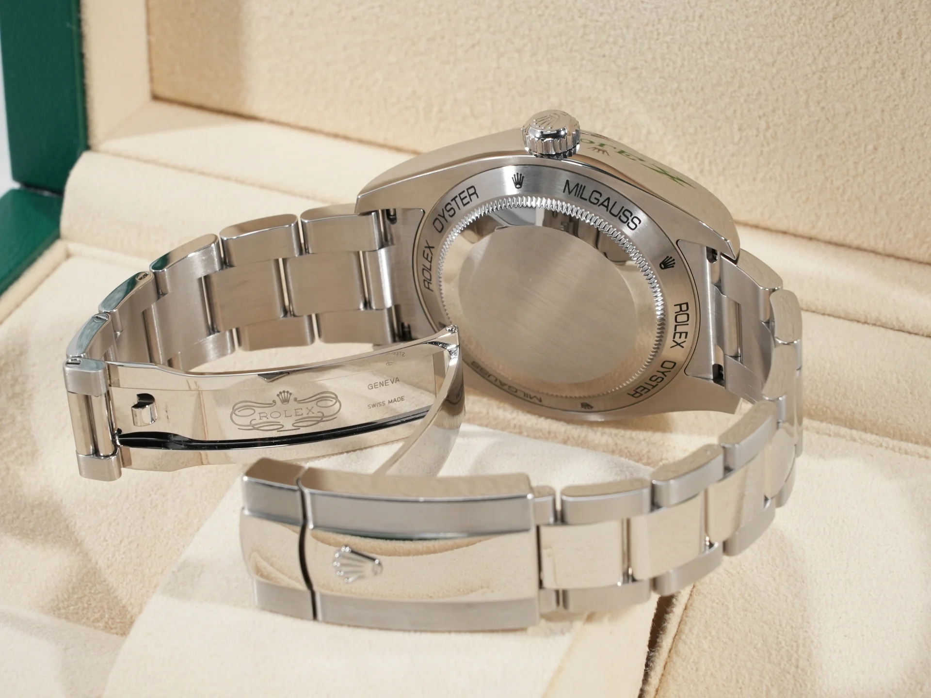 ロレックス ミルガウス Ref.116400GV ステンレススチール Zブルー文字盤 - Image 8