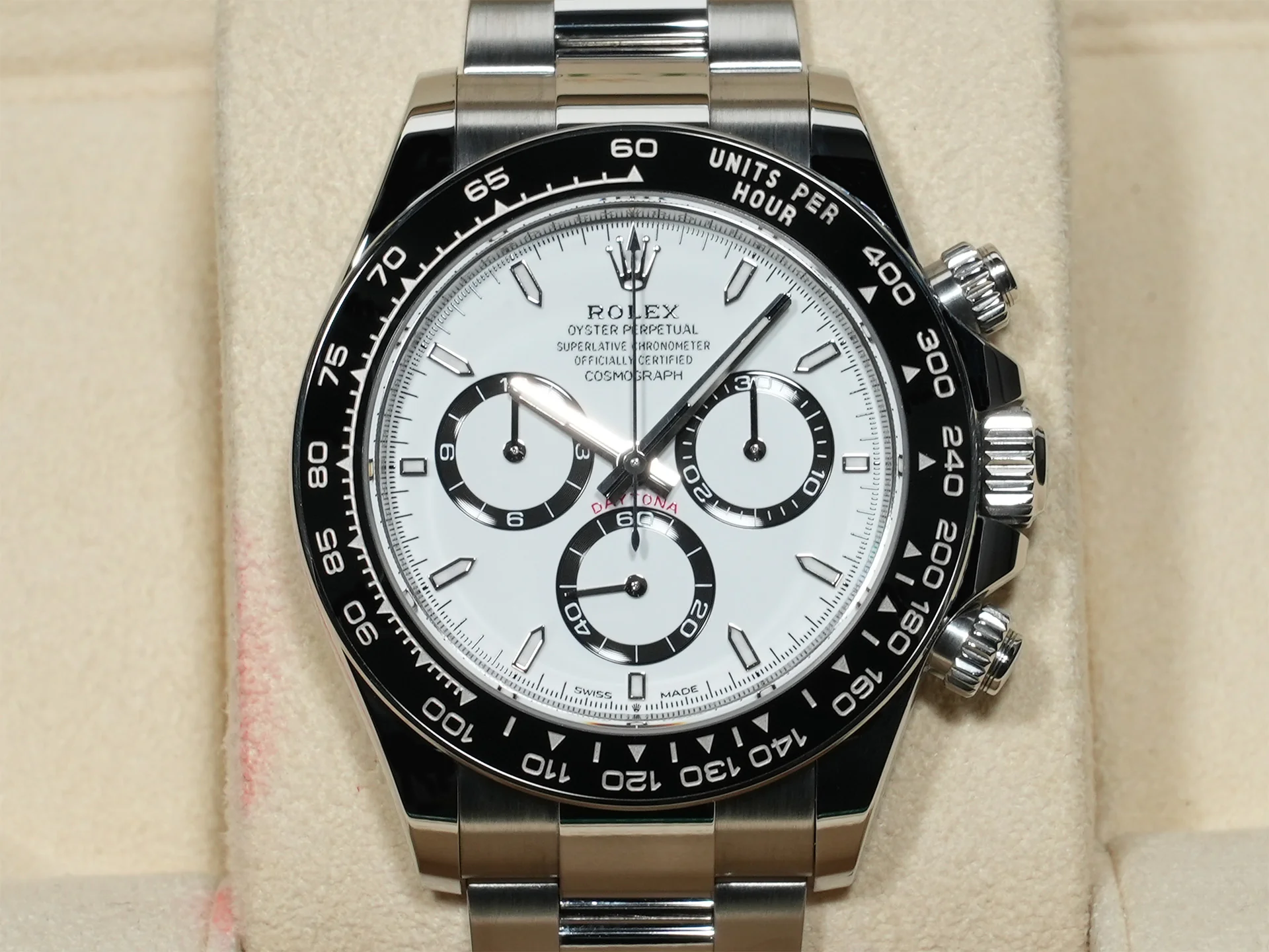 ロレックス デイトナ Ref.126500LN ステンレススチール ホワイト文字盤 - Image 2