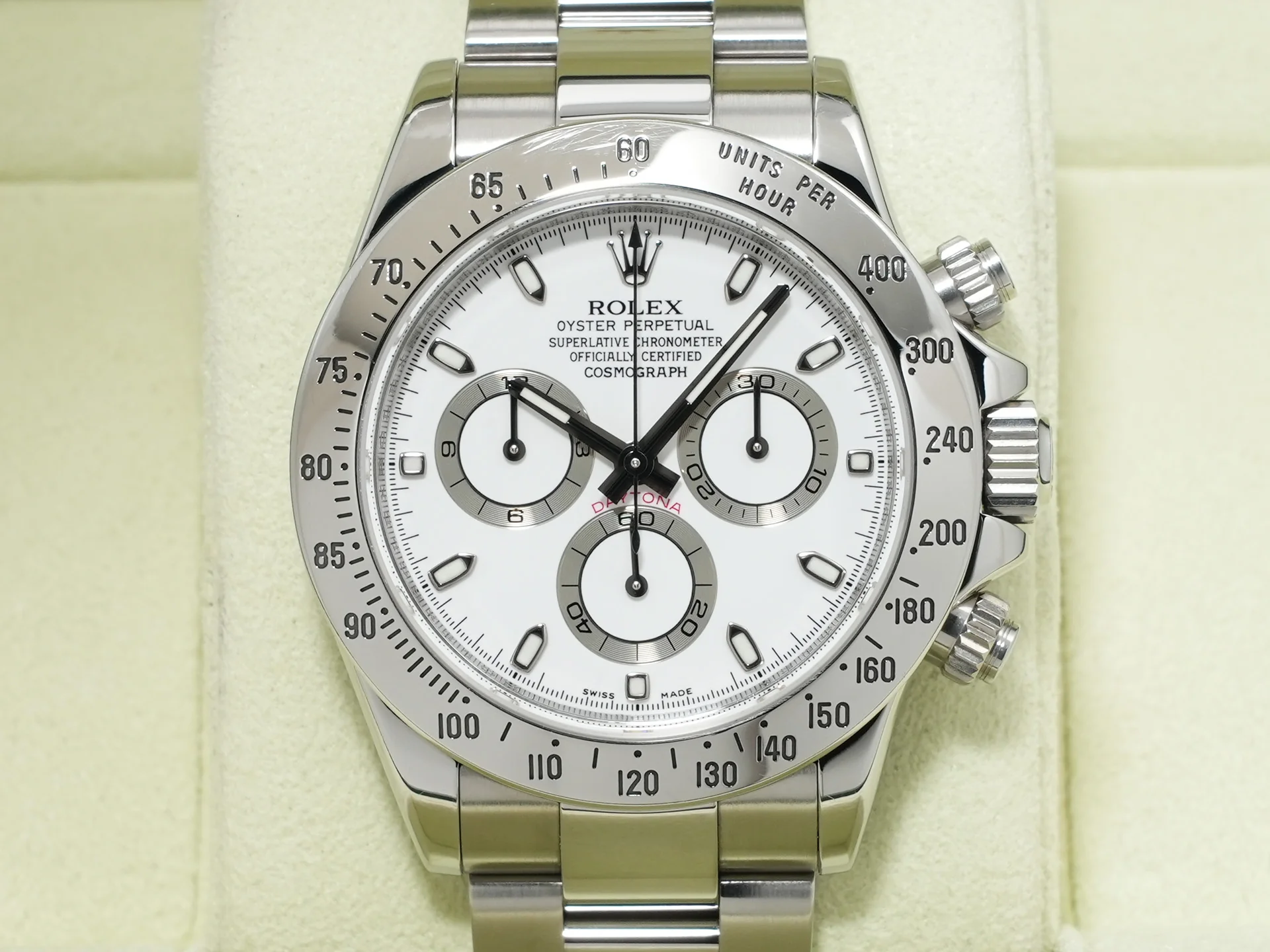 ロレックス デイトナ Ref.116520 ステンレススチール ホワイト文字盤 中古 d9uy8nzk - Image 2