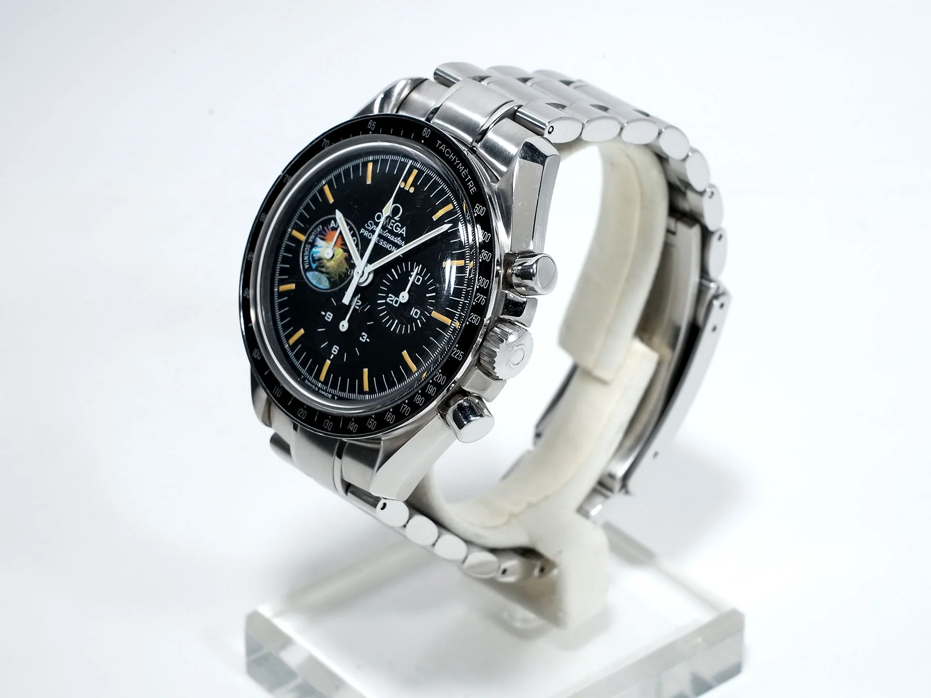 オメガ スピードマスター プロフェッショナル アポロ13号 25周年記念 Ref.3595.52 ステンレススチール ブラック文字盤 中古 dadf2srm - Image 4