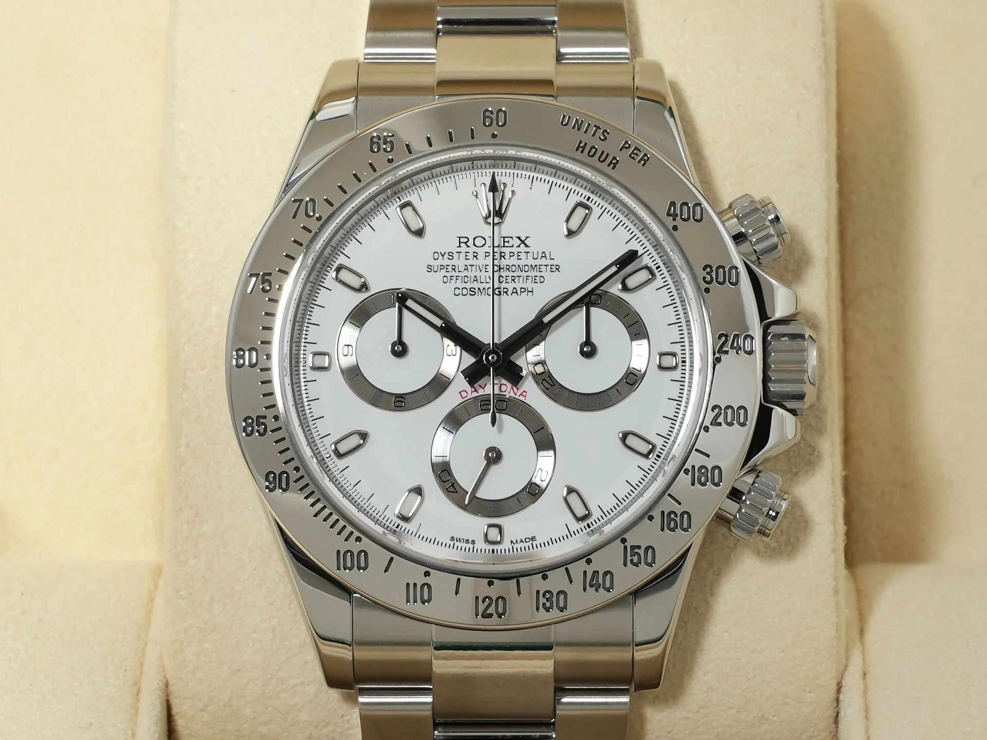 ロレックス デイトナ Ref.116520 ステンレススチール ホワイト文字盤 中古 dmrvb8ta - Image 2