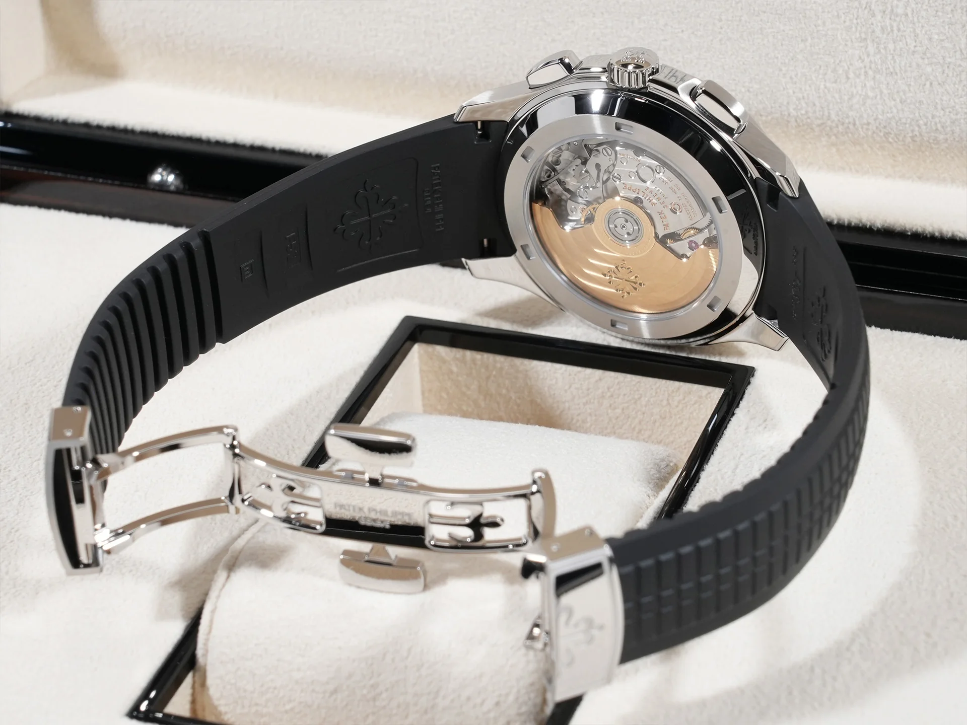パテックフィリップ アクアノート クロノグラフ Ref.5968A-001 ステンレススチール ブラック文字盤 - Image 7