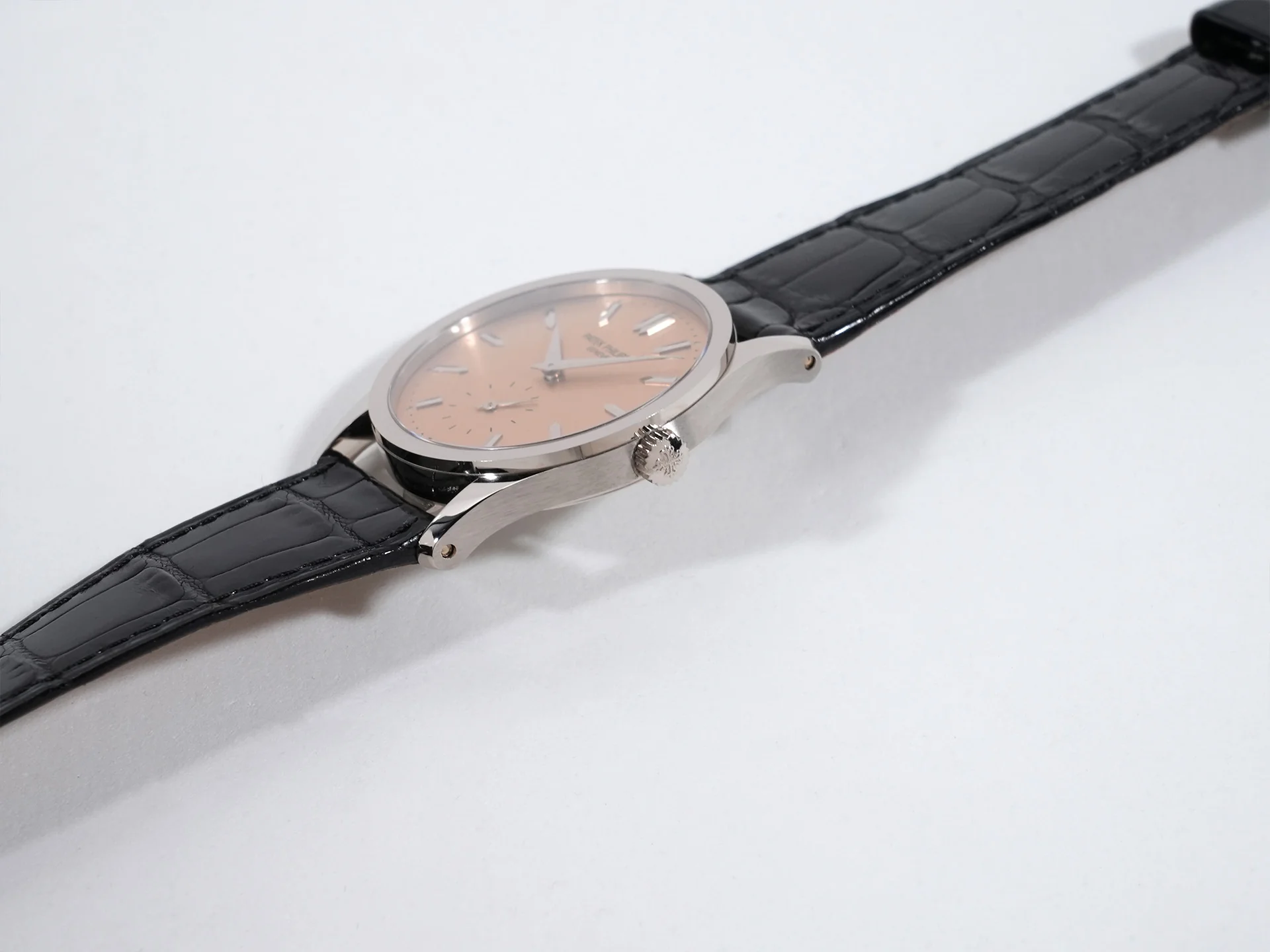 パテックフィリップ カラトラバ Ref.3796SG イエローゴールド ローズ文字盤 - Image 4