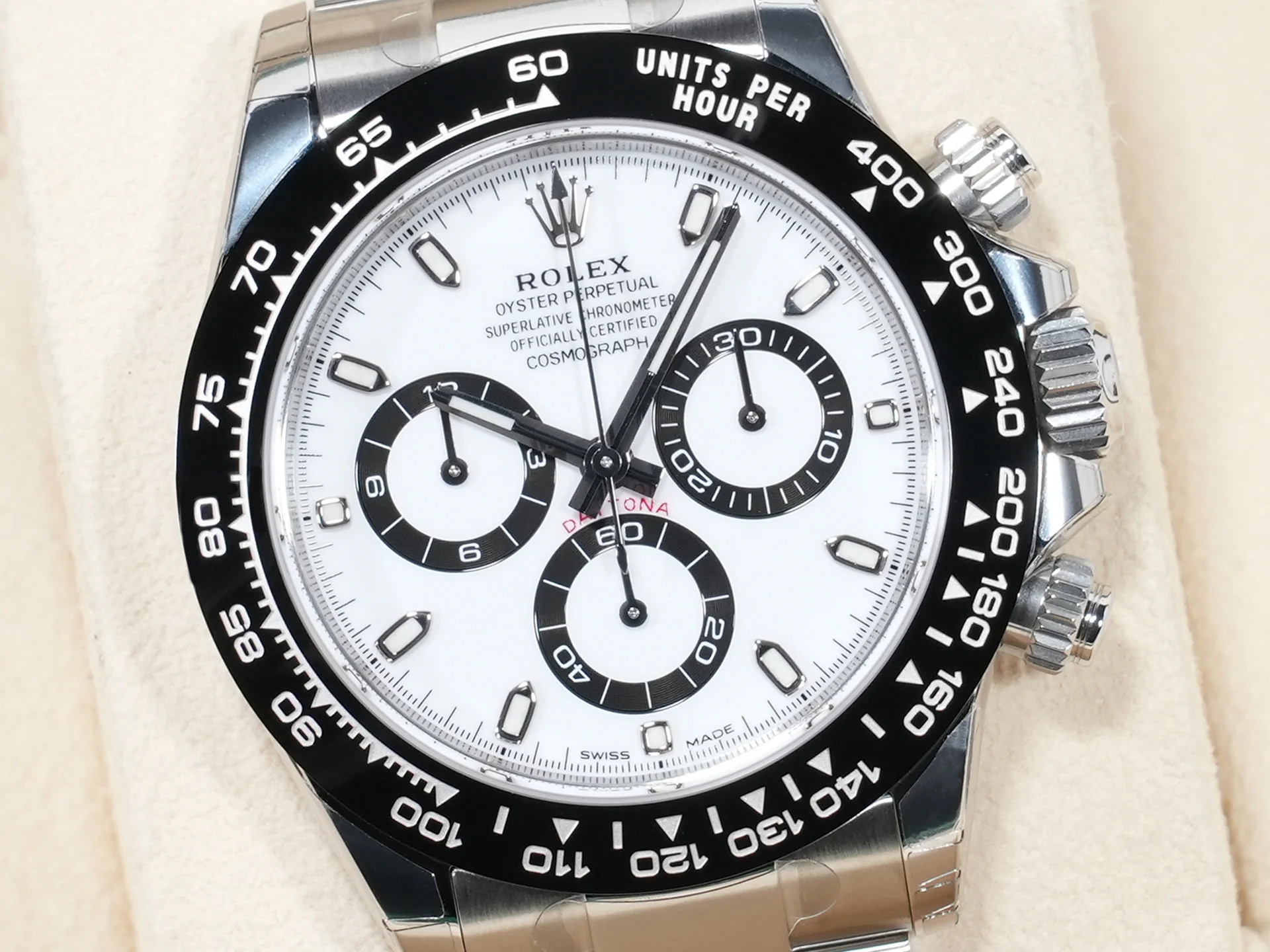 ロレックス デイトナ Ref.116500LN ステンレススチール ホワイト文字盤 - Image 3