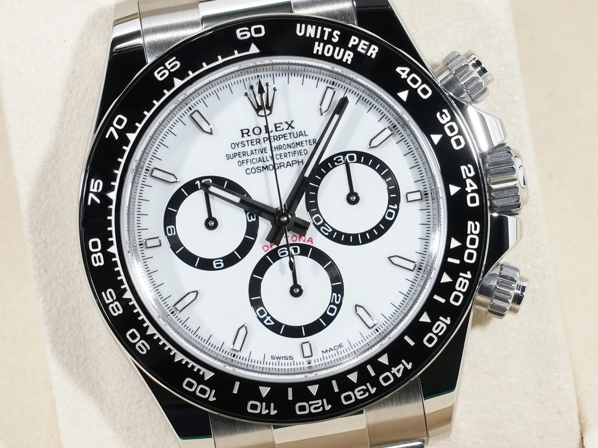ロレックス デイトナ Ref.126500LN ステンレススチール ホワイト文字盤 - Image 3