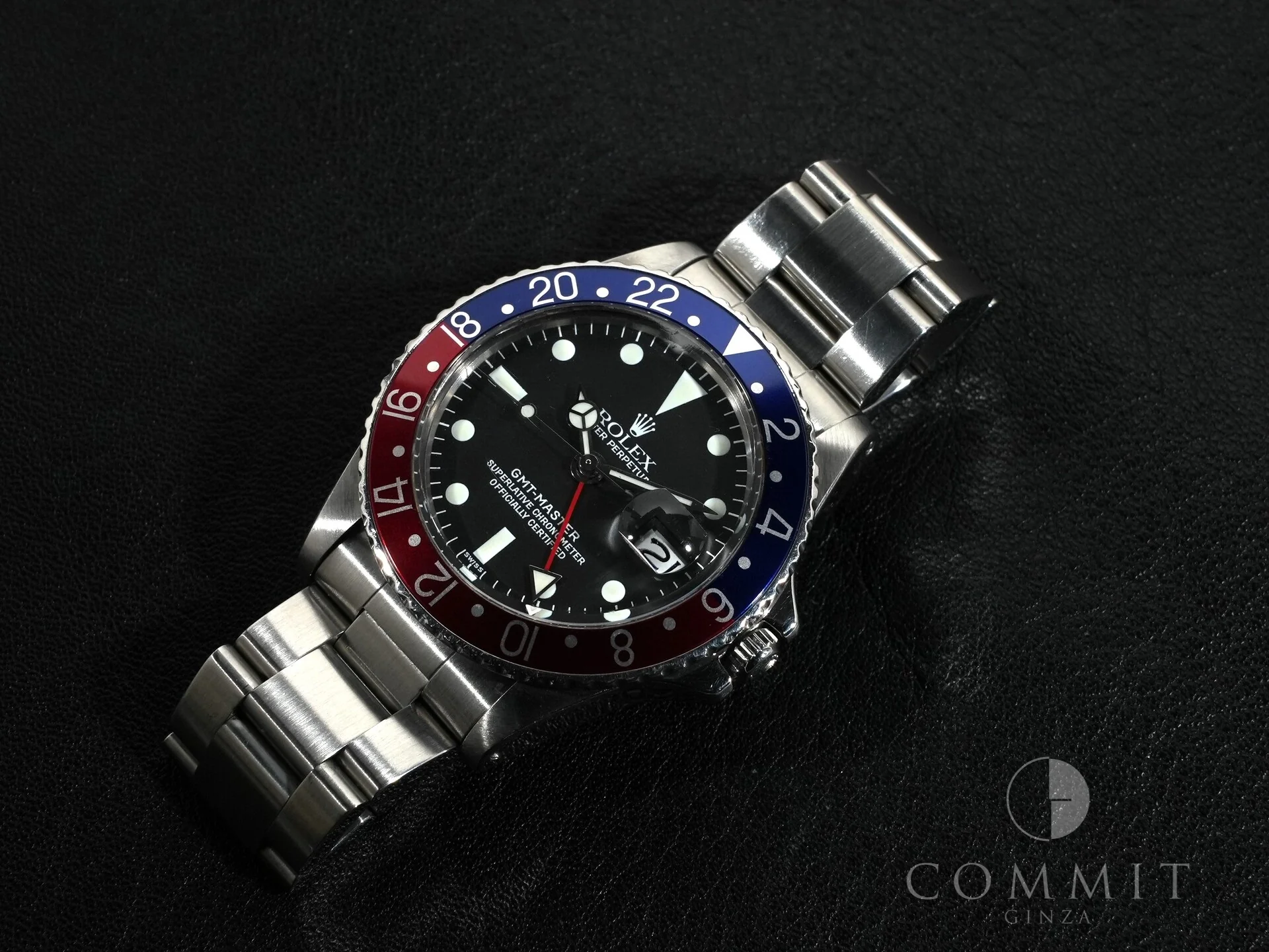 ロレックス GMTマスター Ref.1675 ステンレススチール ブラック文字盤 オイスターブレスレット - Image 15