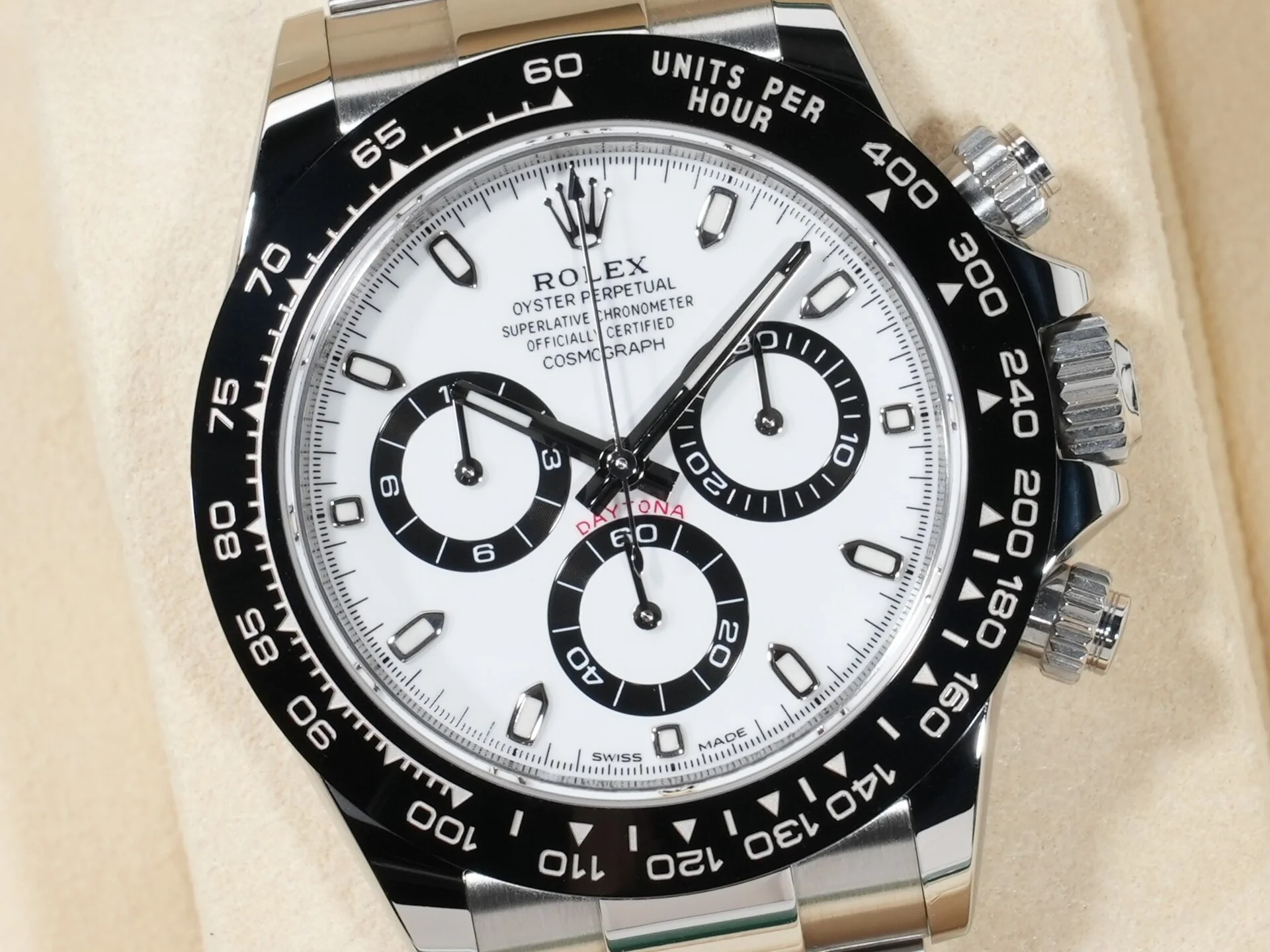 ロレックス デイトナ Ref.116500LN ステンレススチール ホワイト文字盤 - Image 3
