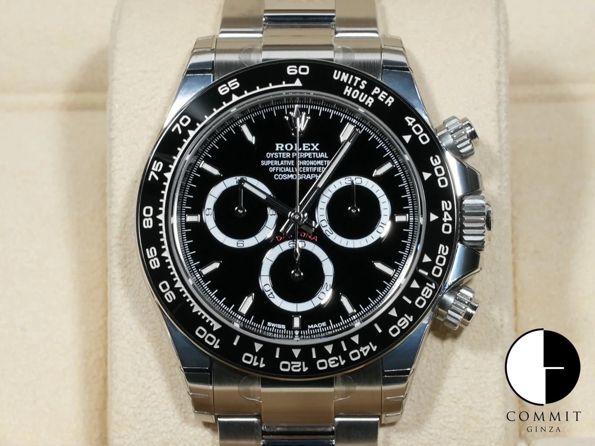 ロレックス デイトナ Ref.126500LN ステンレススチール ブラック文字盤