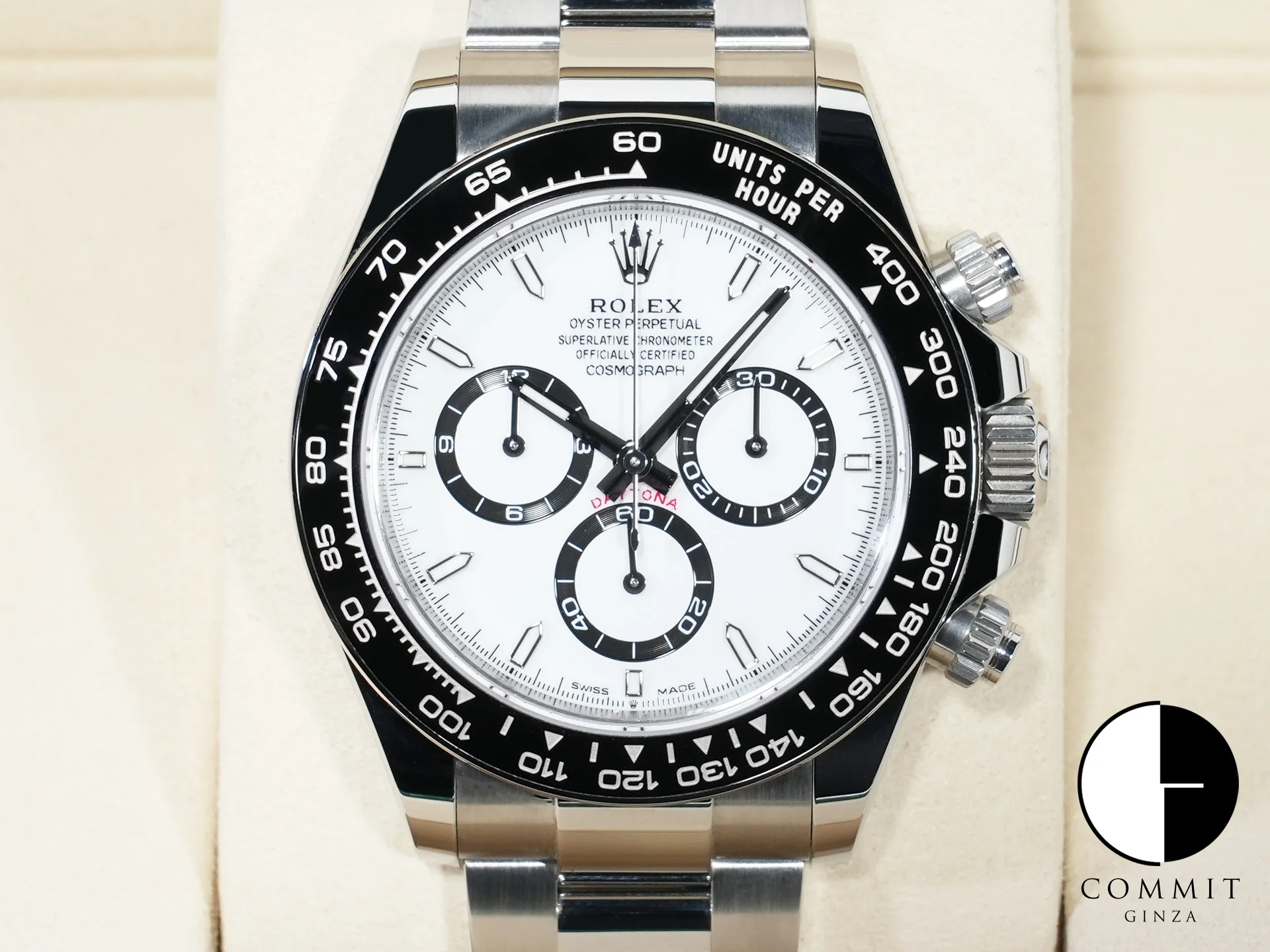ロレックス デイトナ Ref.126500LN ステンレススチール ホワイト文字盤 未使用 er294ehg