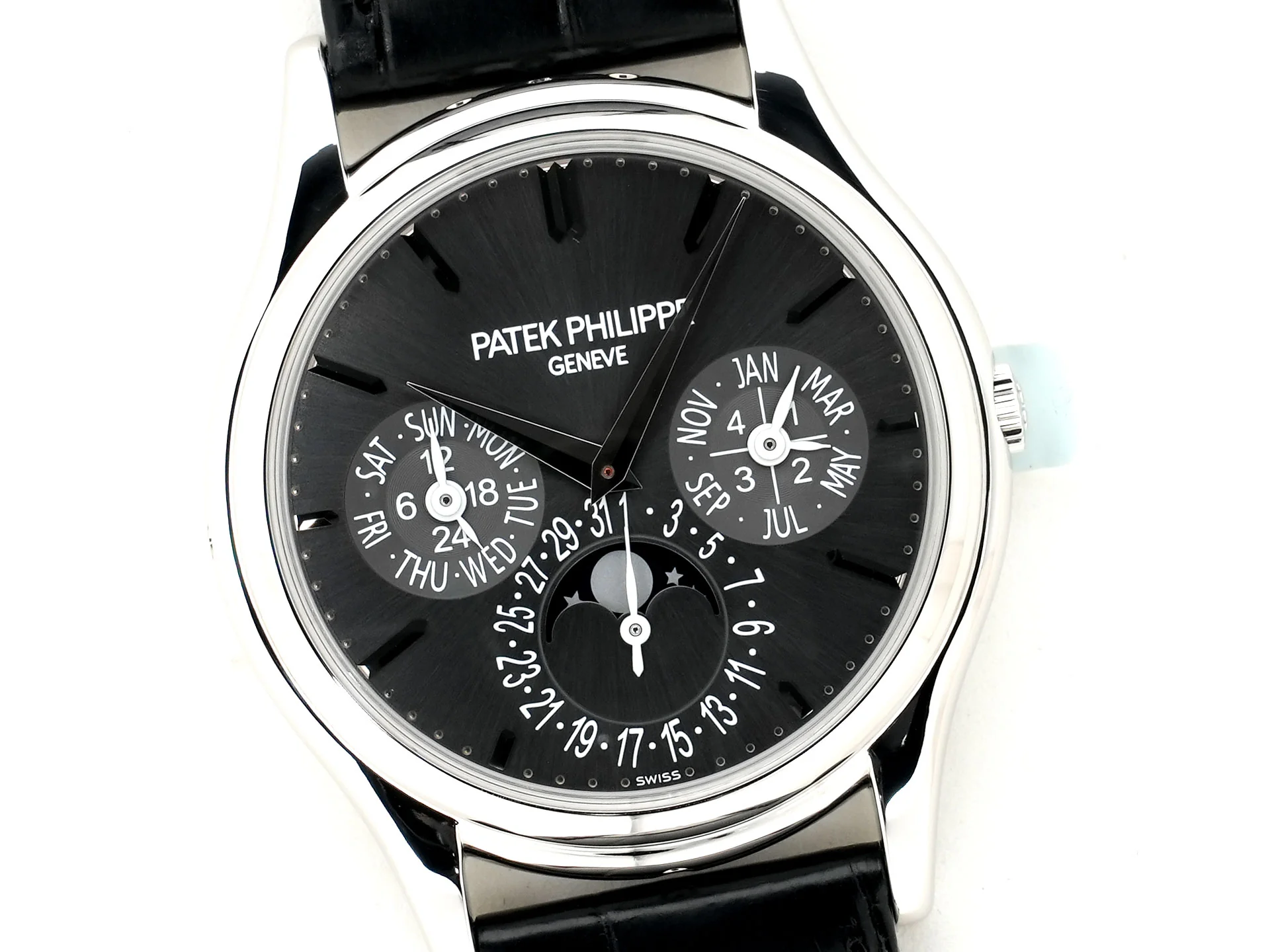 パテックフィリップ パーペチュアルカレンダー Ref.5140P-017 プラチナ グレー文字盤 中古 evdndzc5 - Image 3