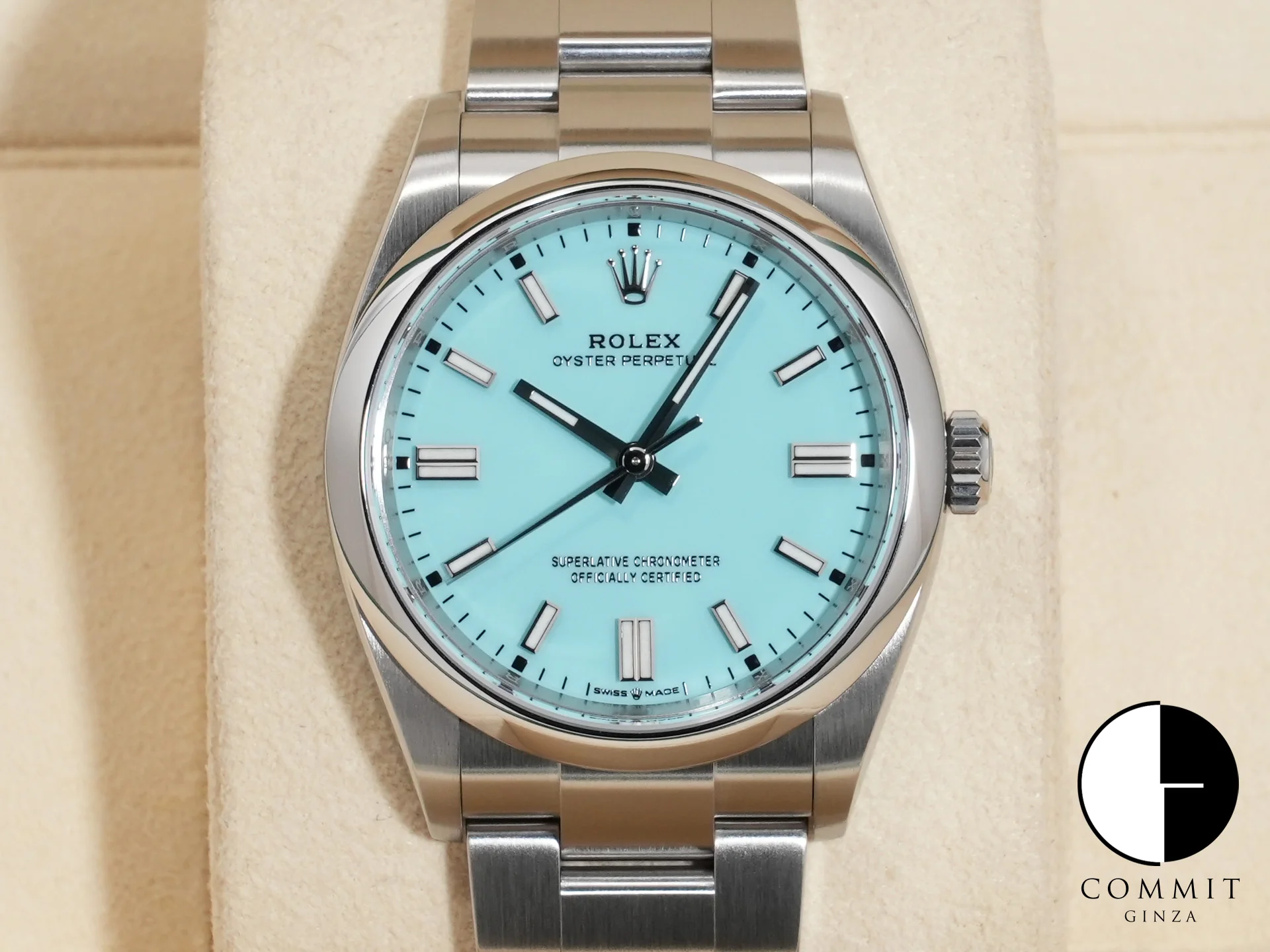 ロレックス オイスターパーペチュアル36 Ref.126000 ステンレススチール ターコイズ文字盤