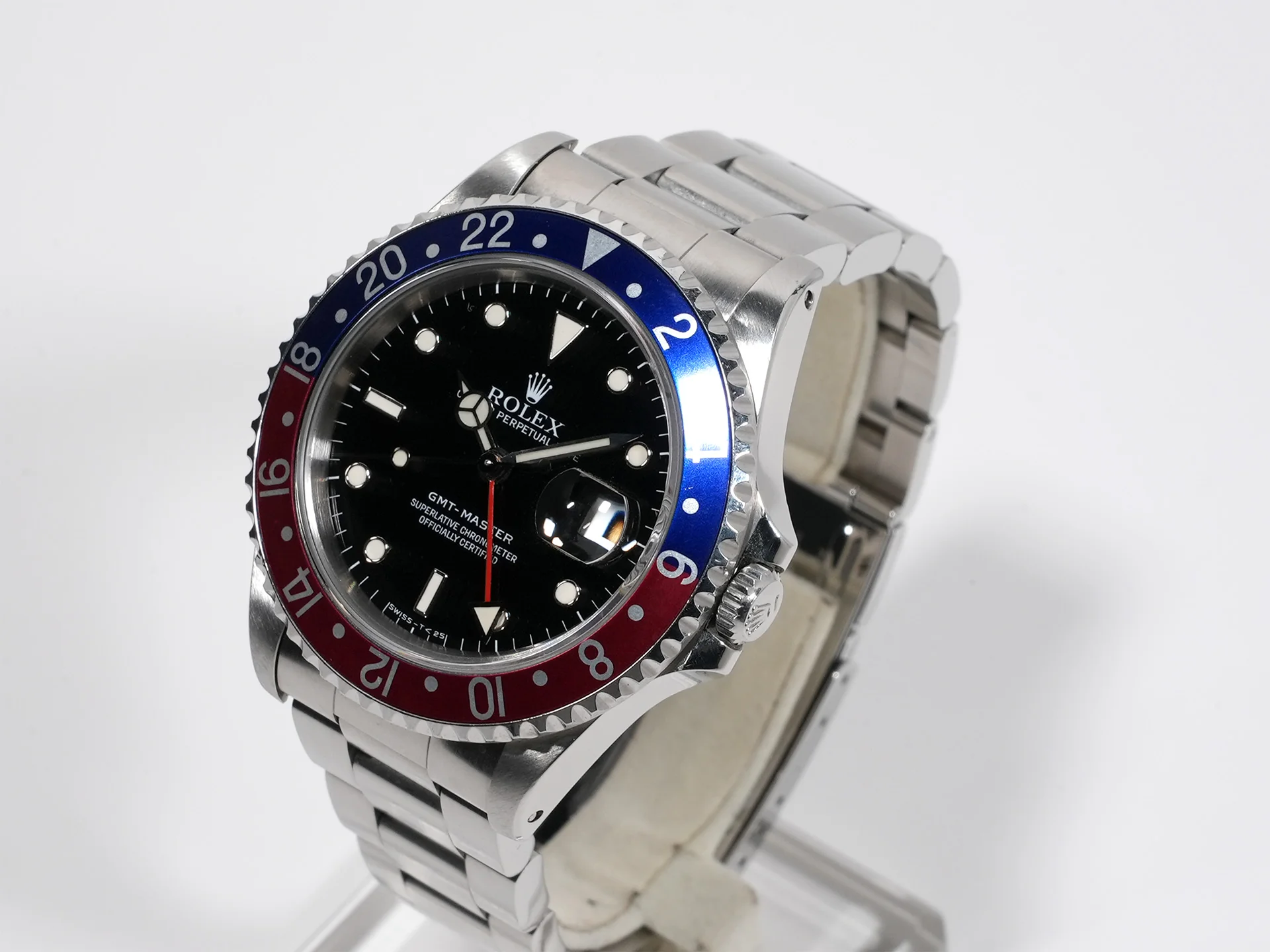 ロレックス GMTマスター Ref.16700 ステンレススチール ブラック文字盤 オイスターブレスレット - Image 4