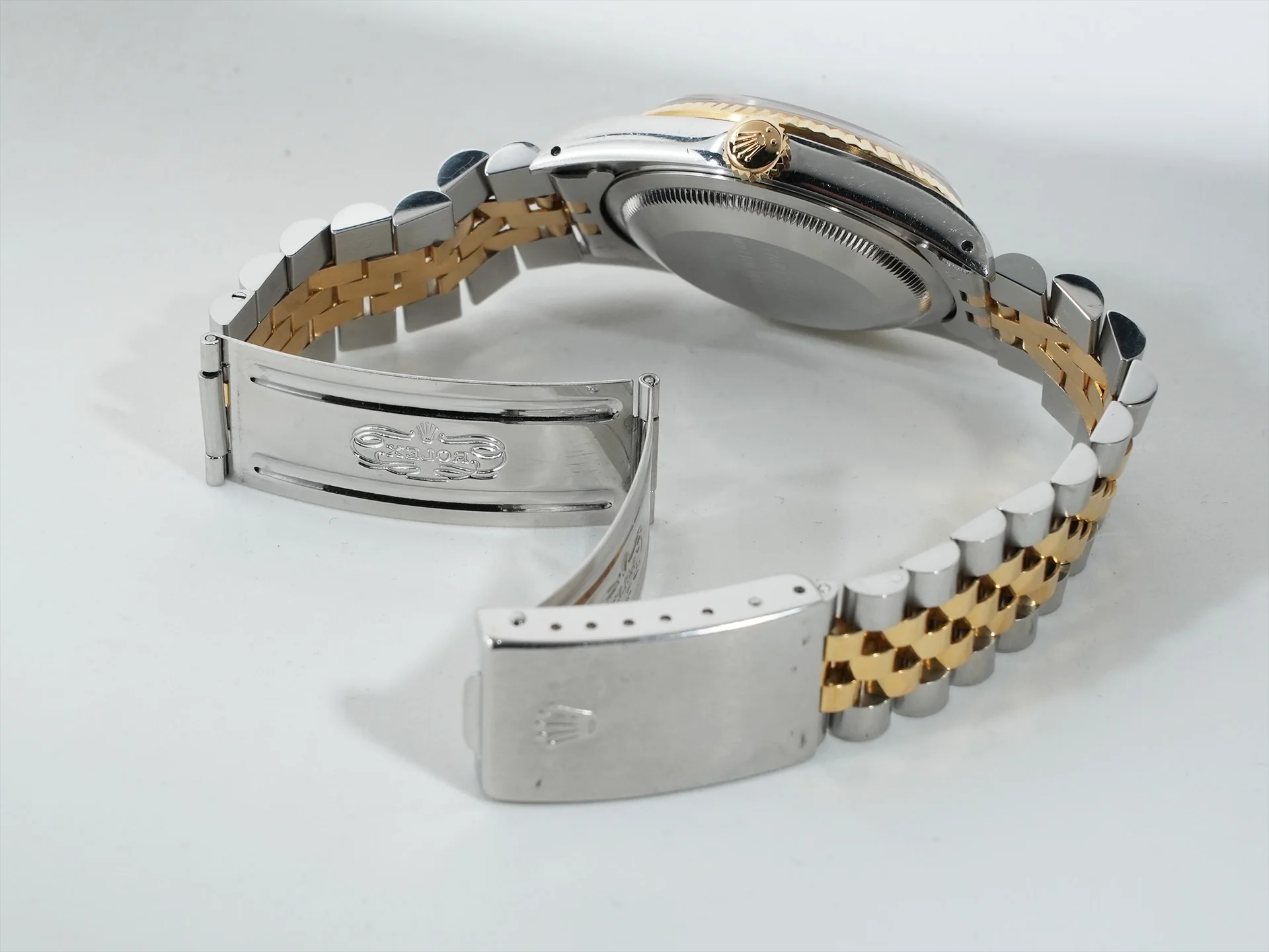 ロレックス デイトジャスト36 TIFFANY Wネーム Ref.16233 ステンレススチール/イエローゴールド シャンパン文字盤 中古 ezoq67dh - Image 8