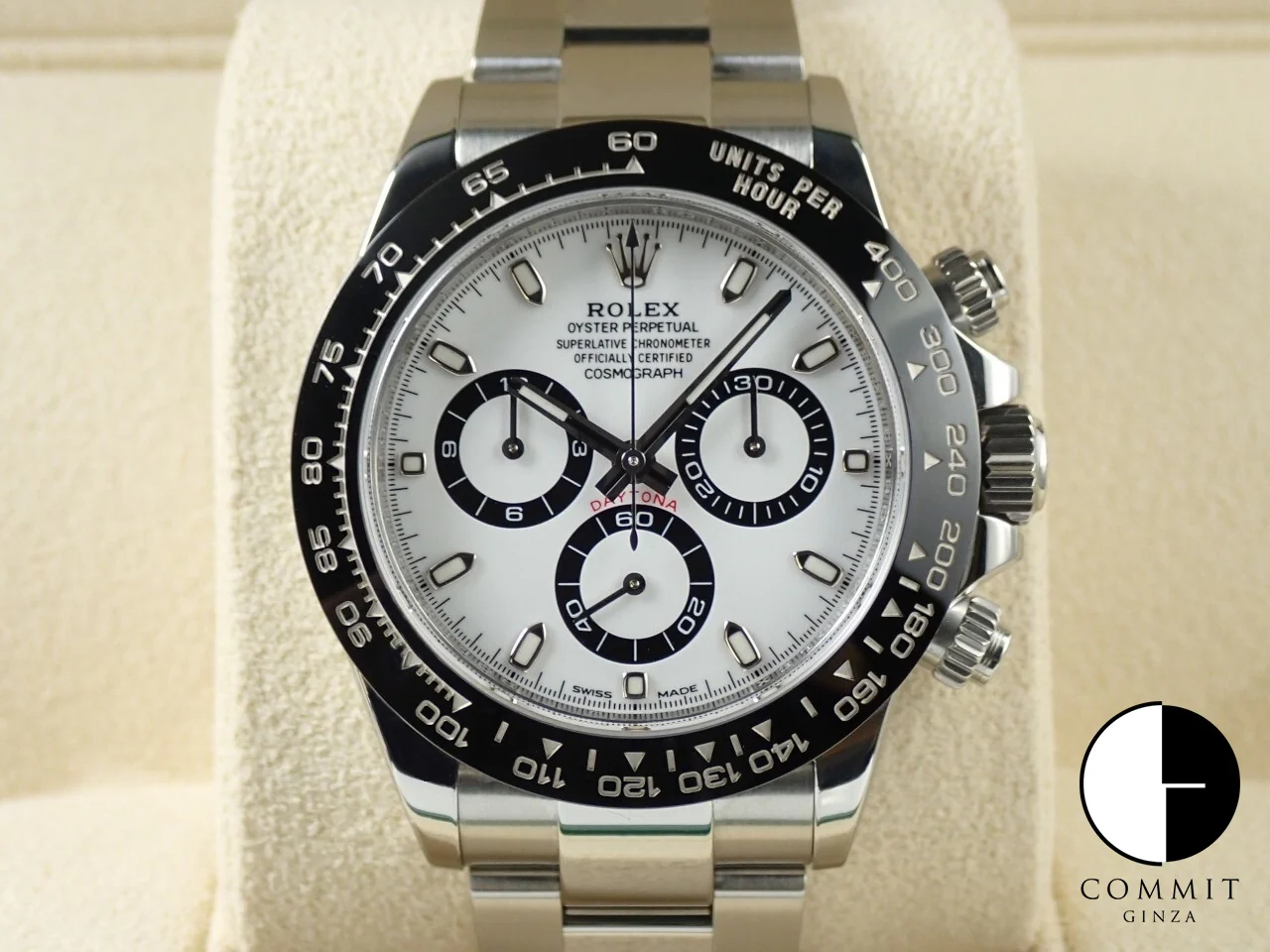 ロレックス デイトナ Ref.116500LN ステンレススチール ホワイト文字盤