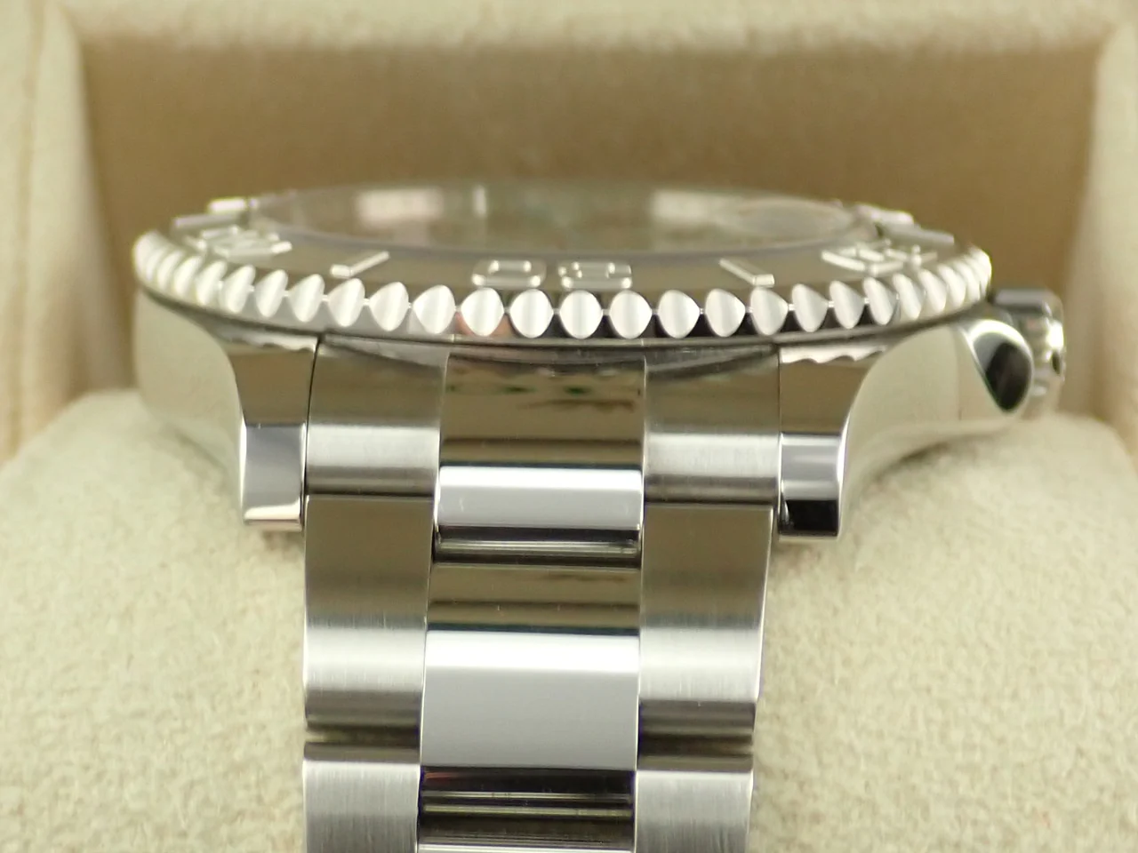 ロレックス ヨットマスター37 Ref.268622 ステンレススチール/プラチナ スレート文字盤 - Image 6