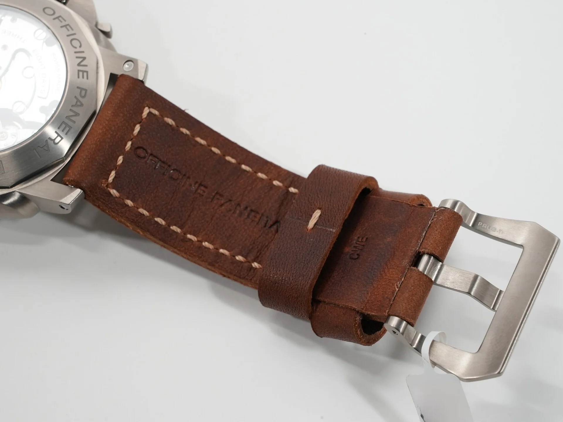 パネライ ルミノール 1950 クロノグラフ モノプルサンテ 8DAYS GMT チタニオ Ref.PAM00737 グリーン文字盤 美中古 f4bgg9i4 - Image 9