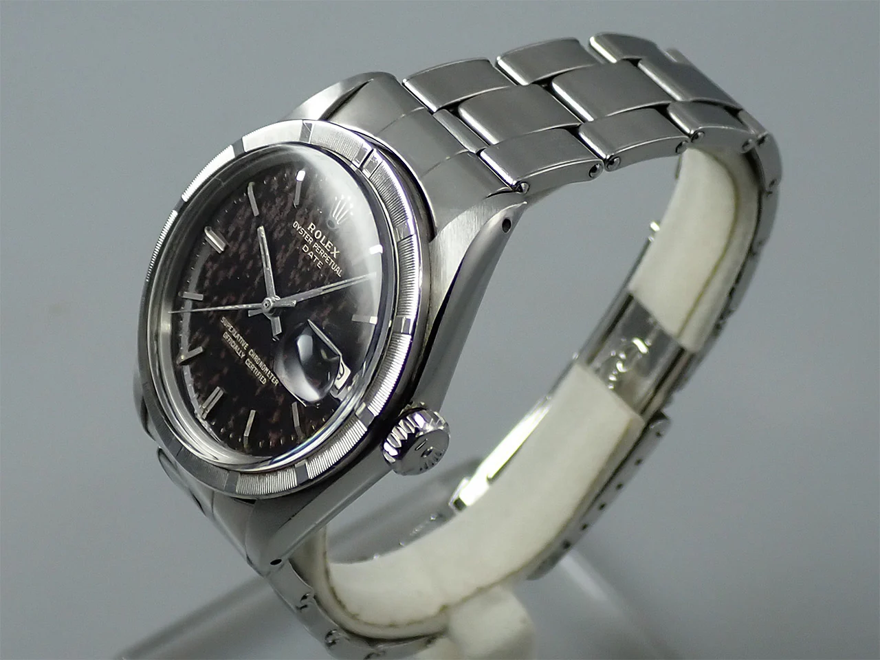 ロレックス オイスターパーペチュアル デイト Ref.1501 ステンレススチール トロピカルミラー文字盤 - Image 4