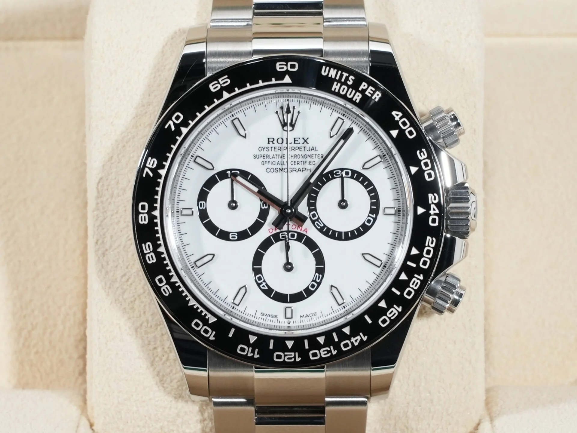 ロレックス デイトナ Ref.126500LN ステンレススチール ホワイト文字盤 - Image 2