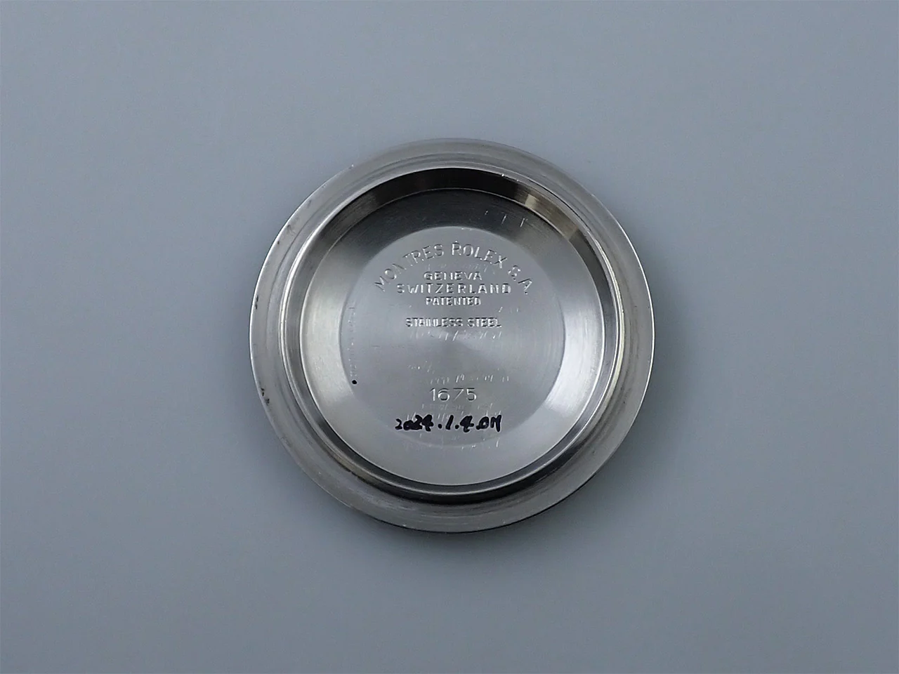 ロレックス GMTマスター Ref.1675 ステンレススチール ブラック文字盤 オイスターブレスレット - Image 14