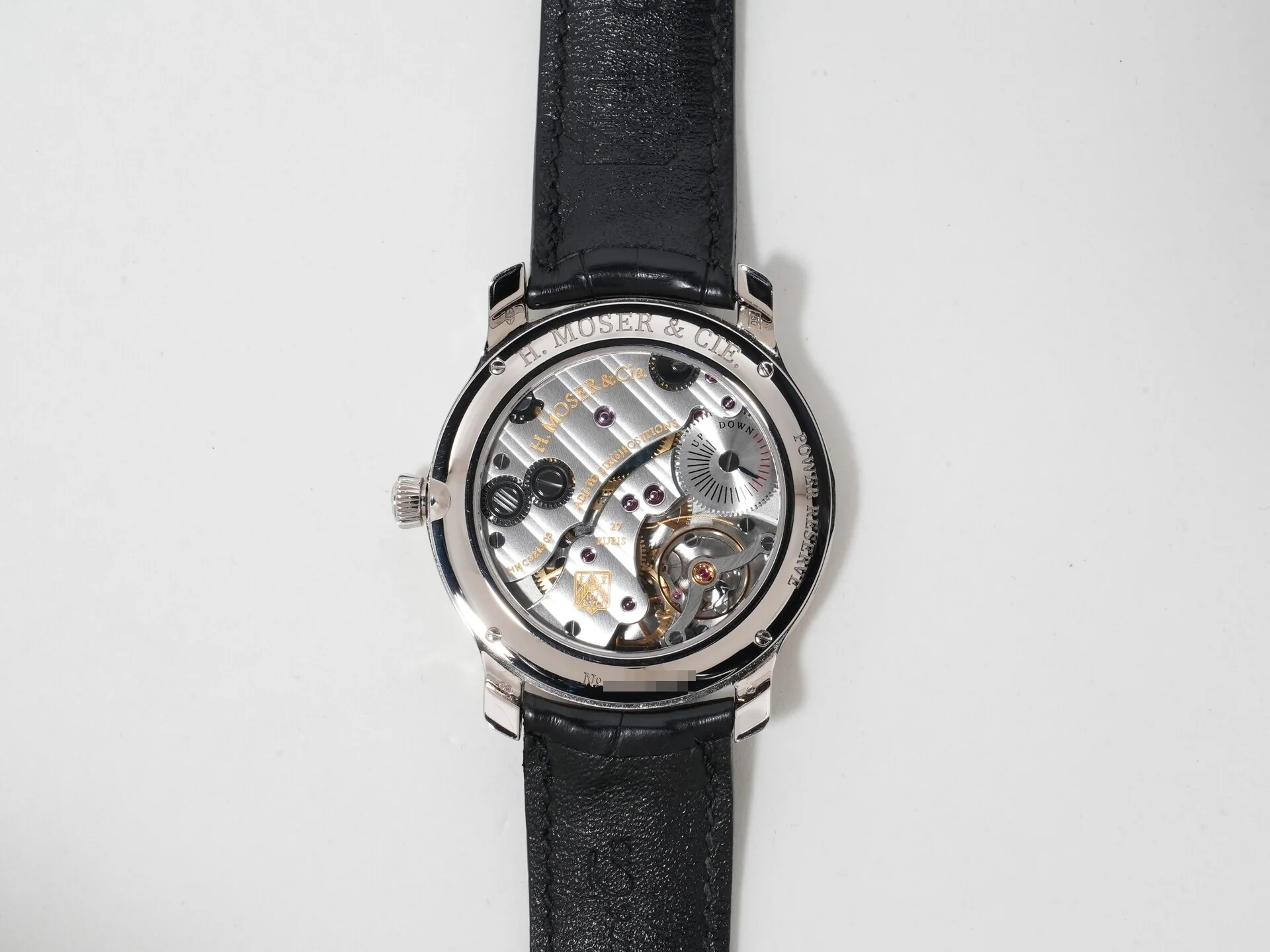 H.モーザー マユ Ref.321.503-002 18KWG ホワイト文字盤 美中古 fhb327jr - Image 7