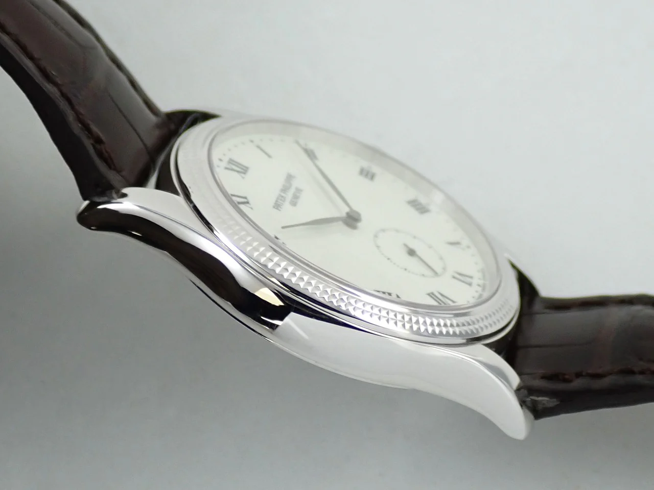 パテックフィリップ カラトラバ Ref.5115G-001 ホワイトゴールド エナメル文字盤 - Image 5
