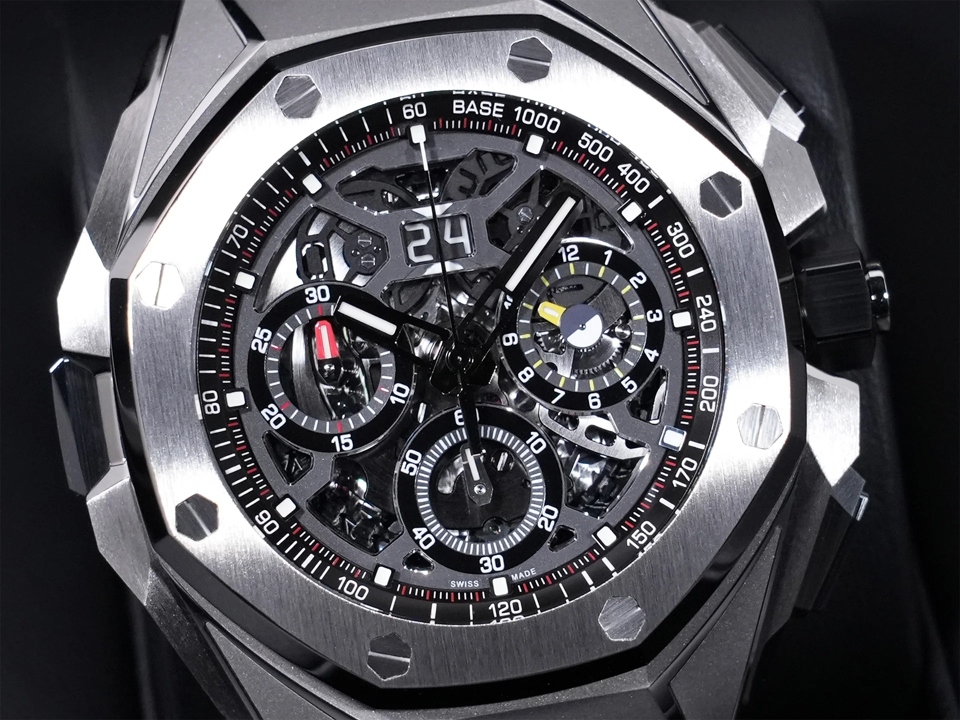 オーデマピゲ ロイヤルオーク コンセプト スプリットセコンド クロノグラフ GMT ラージデイト Ref.26650TI.OO.D013CA.01 チタン オープンワーク文字盤 未使用 fnbz9tdm - Image 3