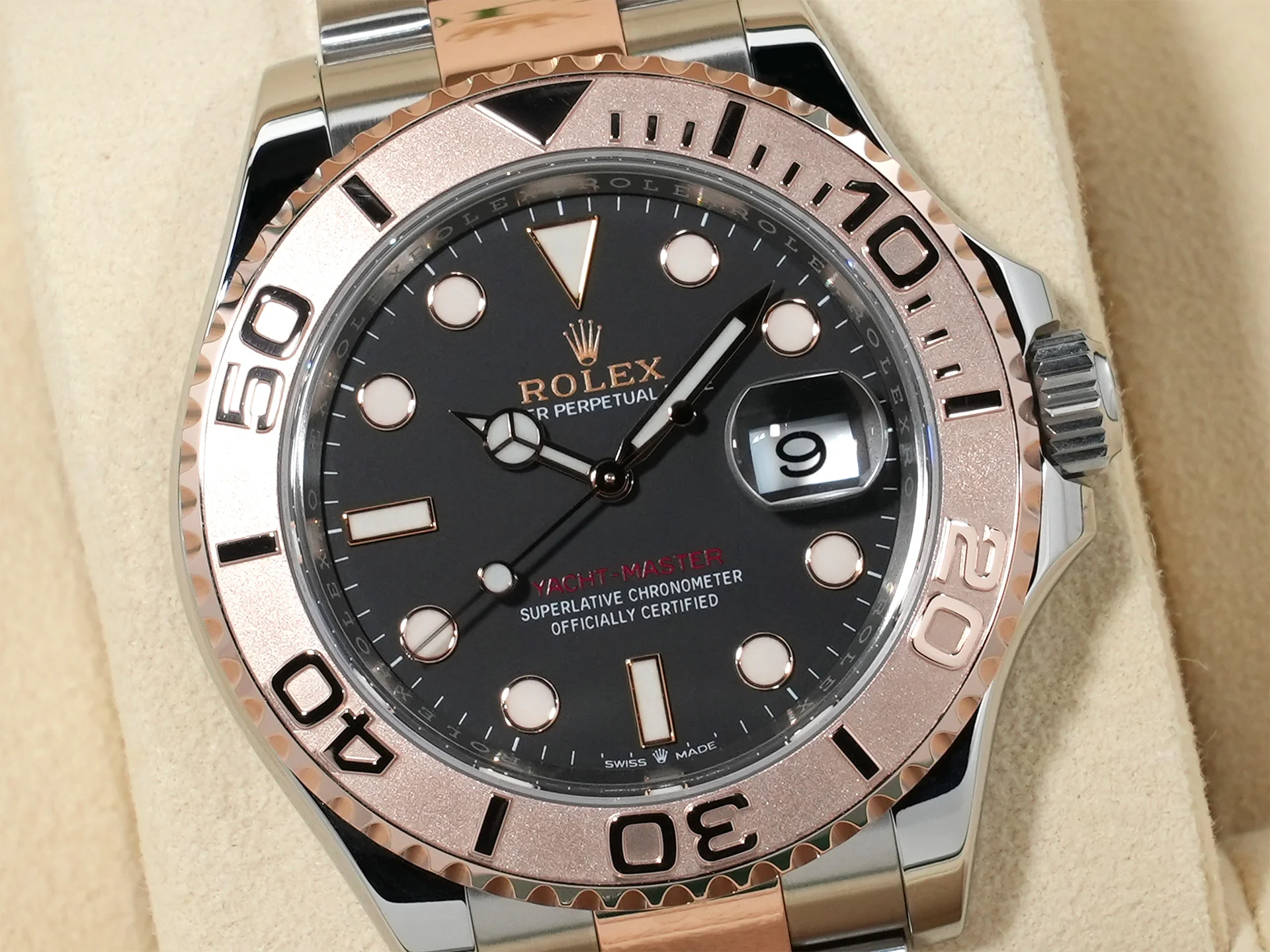 ロレックス ヨットマスター40 Ref.126621 ステンレススチール/エバーローズゴールド ブラック文字盤 美中古 fyggzoub - Image 3