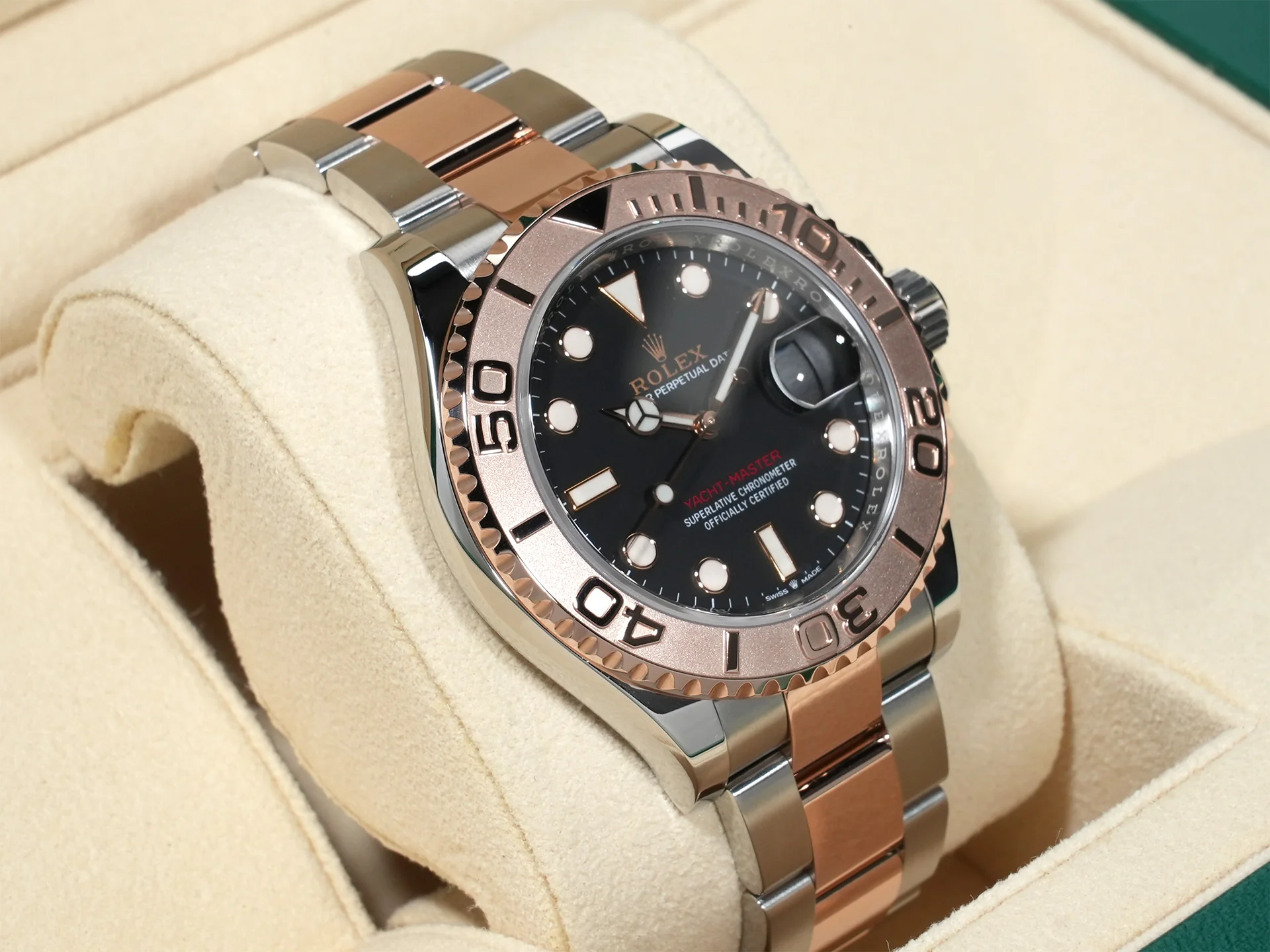 ロレックス ヨットマスター40 Ref.126621 ステンレススチール/エバーローズゴールド ブラック文字盤 美中古 fyggzoub - Image 5