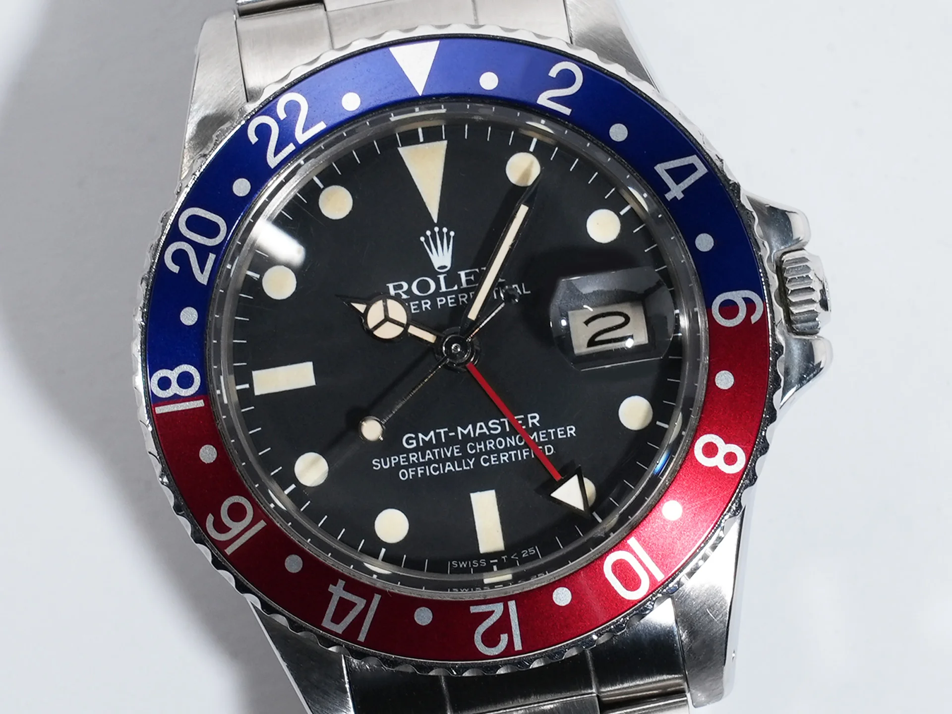 ロレックス GMTマスター Ref.16750 ステンレススチール ブラック文字盤 オイスターブレスレット 中古 fypgrebu - Image 3