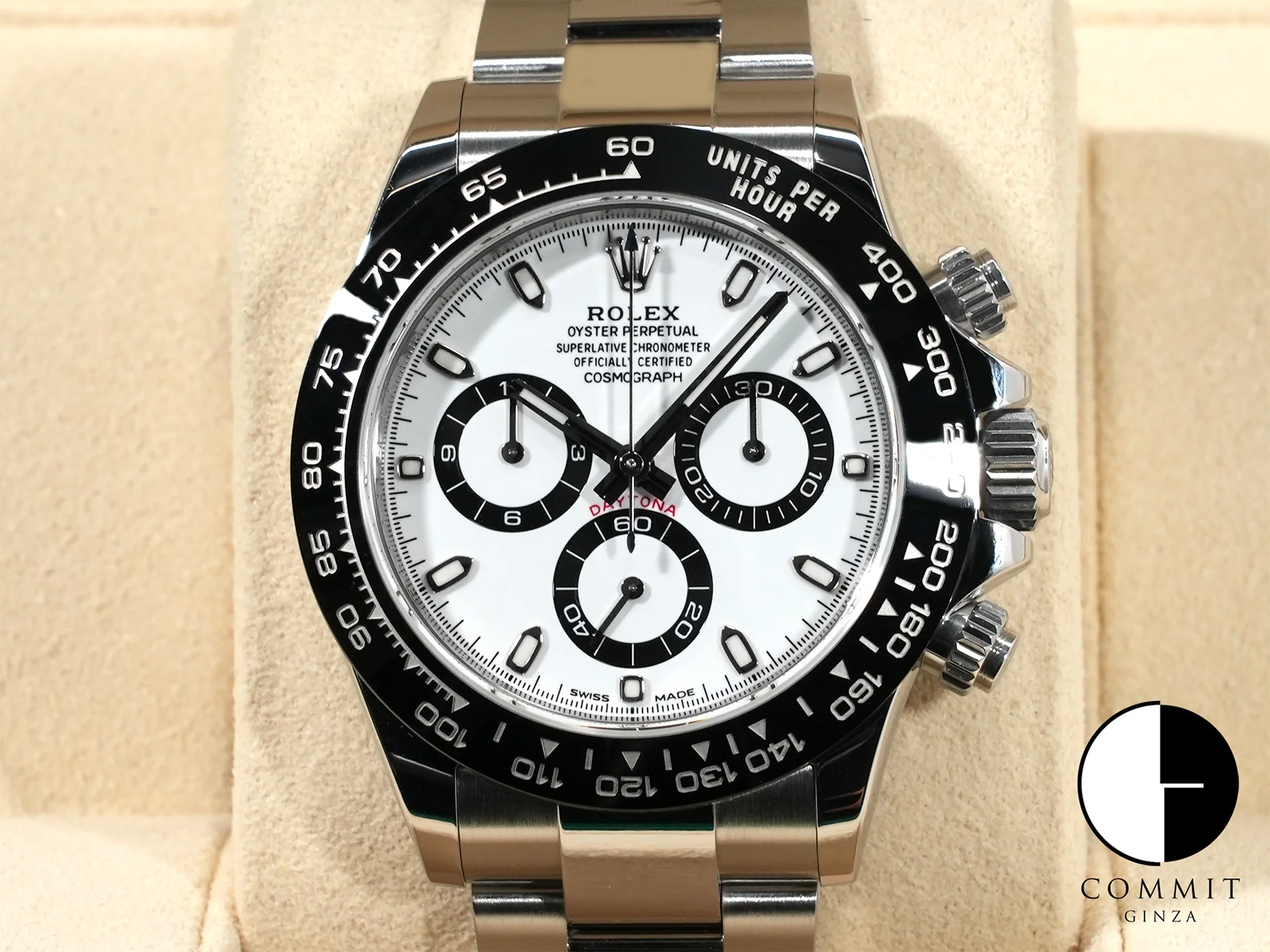ロレックス デイトナ Ref.116500LN ステンレススチール ホワイト文字盤
