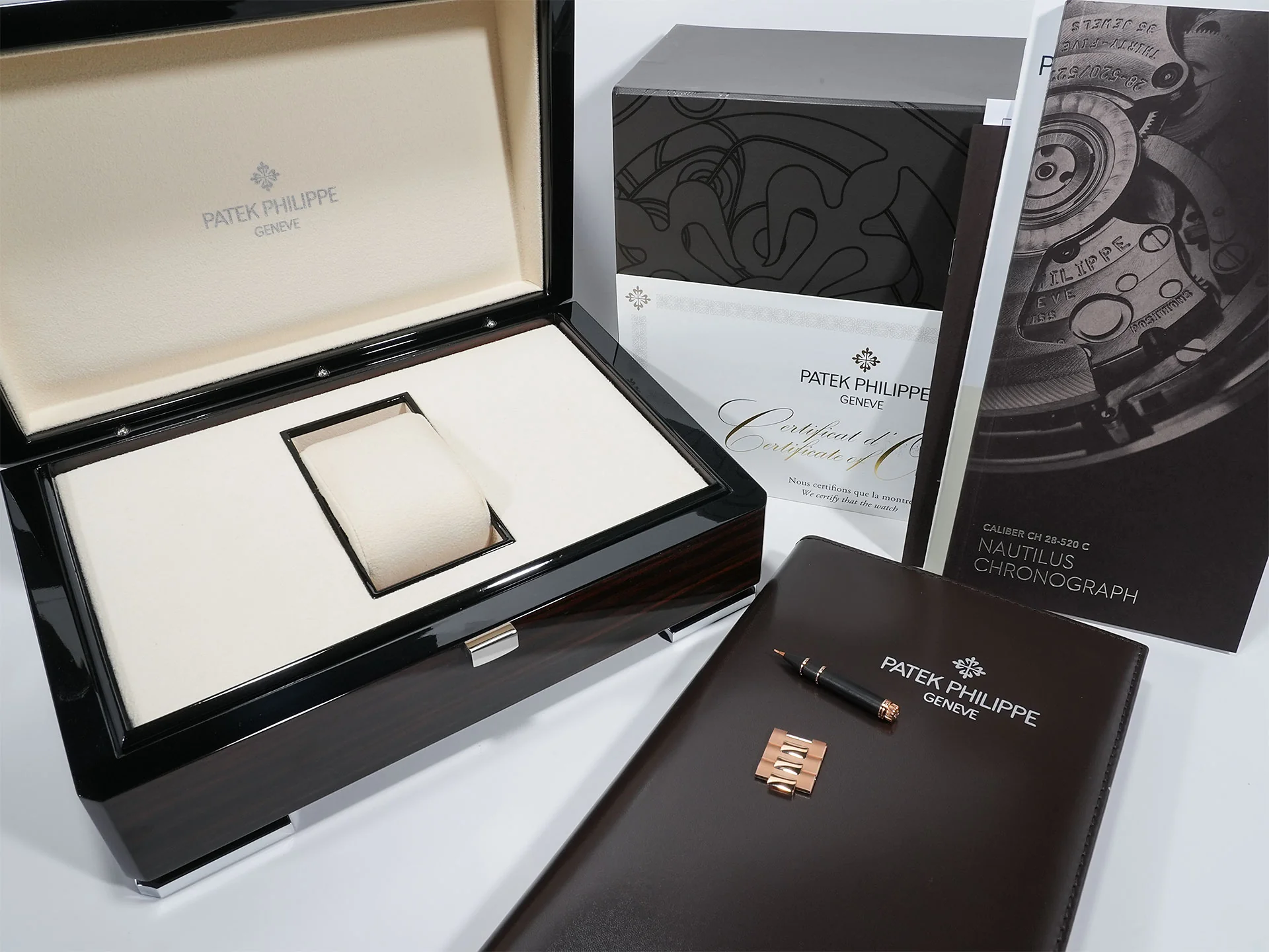 パテックフィリップ ノーチラス クロノグラフ Ref.5980/1R-001 ローズゴールド ブラックグラデーション文字盤 中古 gbkc5xdn - Image 10