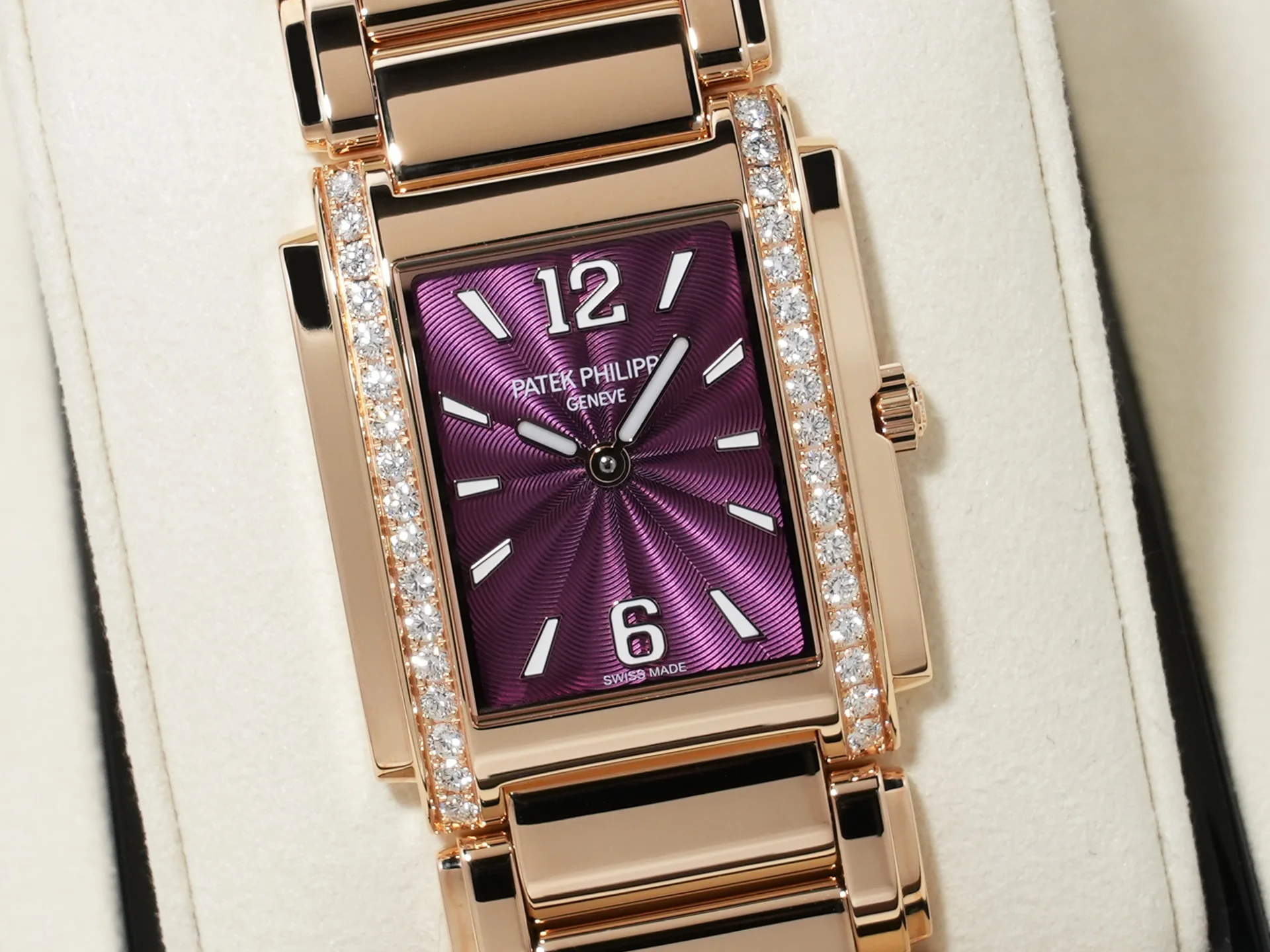 パテックフィリップ Twenty-4 Ref.4910/1201R-010 ローズゴールド パープル文字盤 未使用 ggy5hage - Image 3