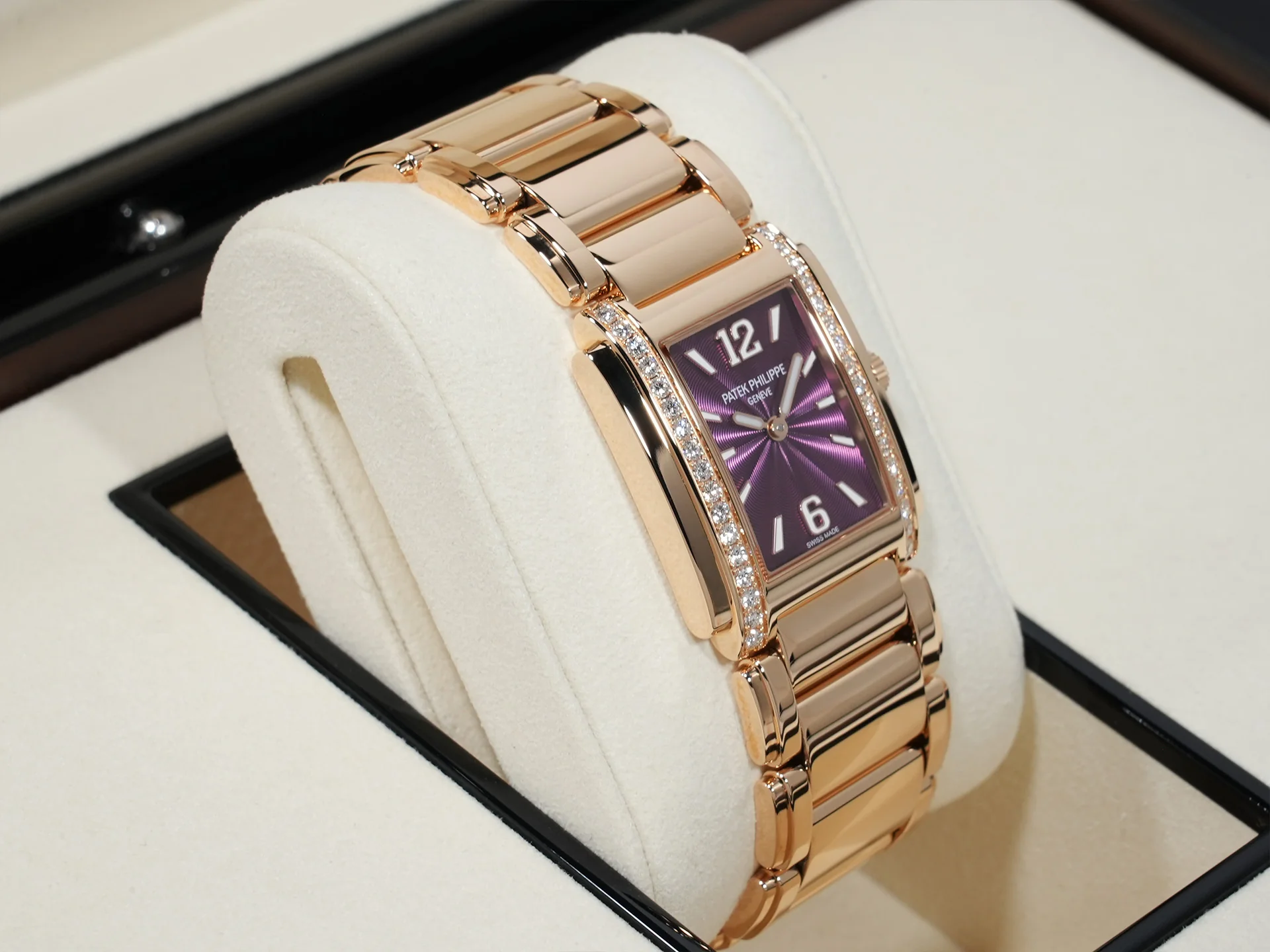 パテックフィリップ Twenty-4 Ref.4910/1201R-010 ローズゴールド パープル文字盤 未使用 ggy5hage - Image 5