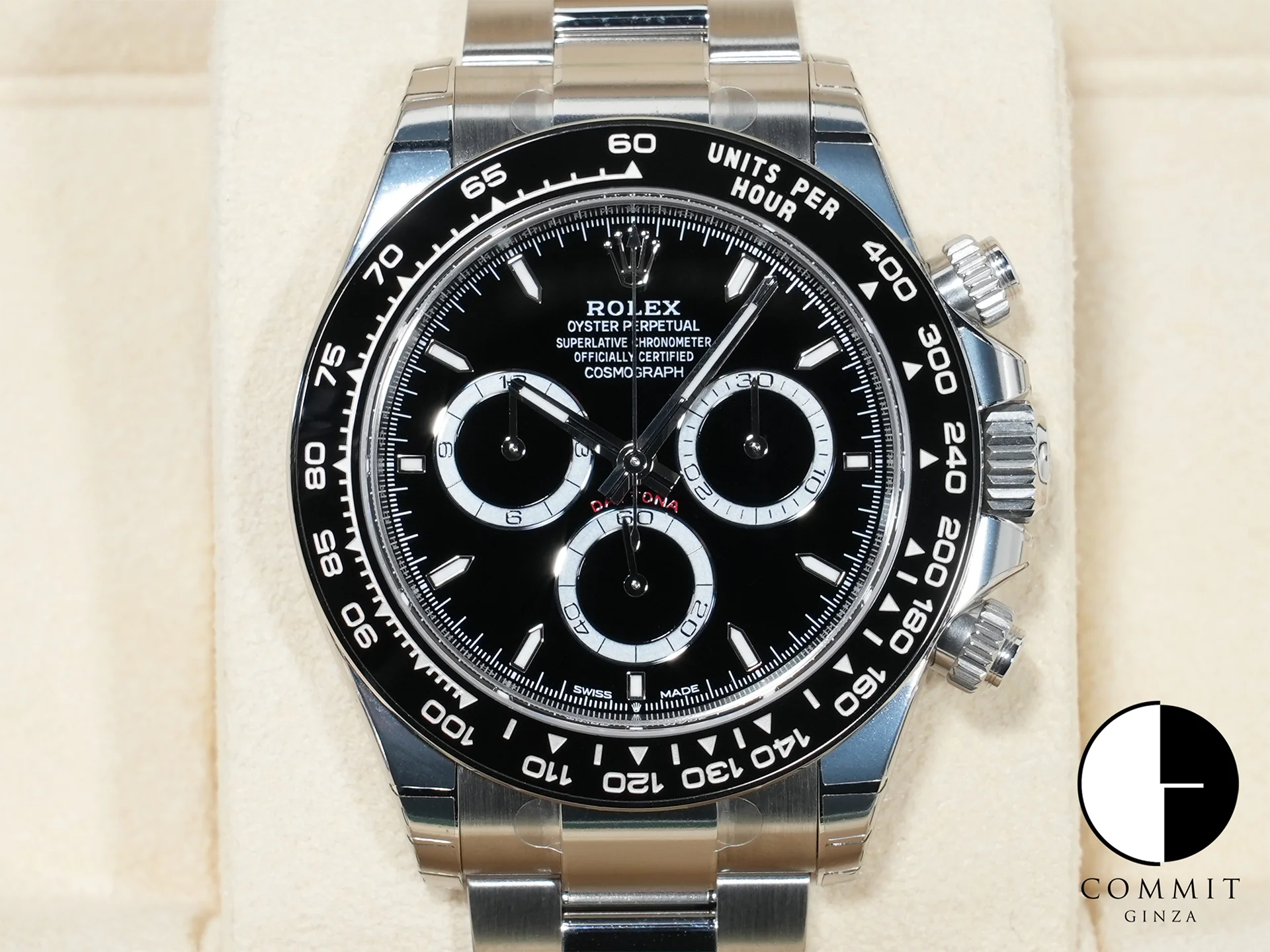 ロレックス デイトナ Ref.126500LN ステンレススチール ブラック文字盤 未使用 gi2j3www