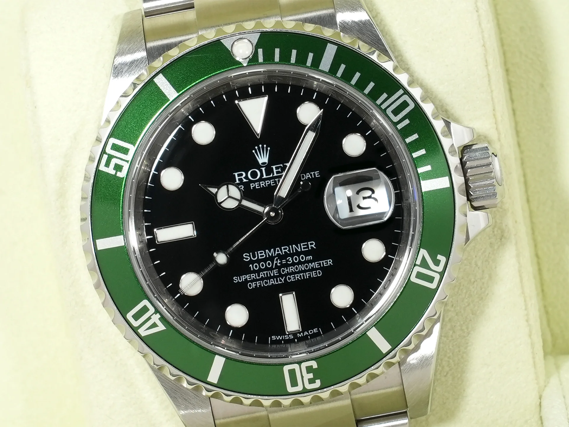 ロレックス サブマリーナー デイト Ref.16610LV ステンレススチール ブラック文字盤 中古 gjdz66v7 - Image 3