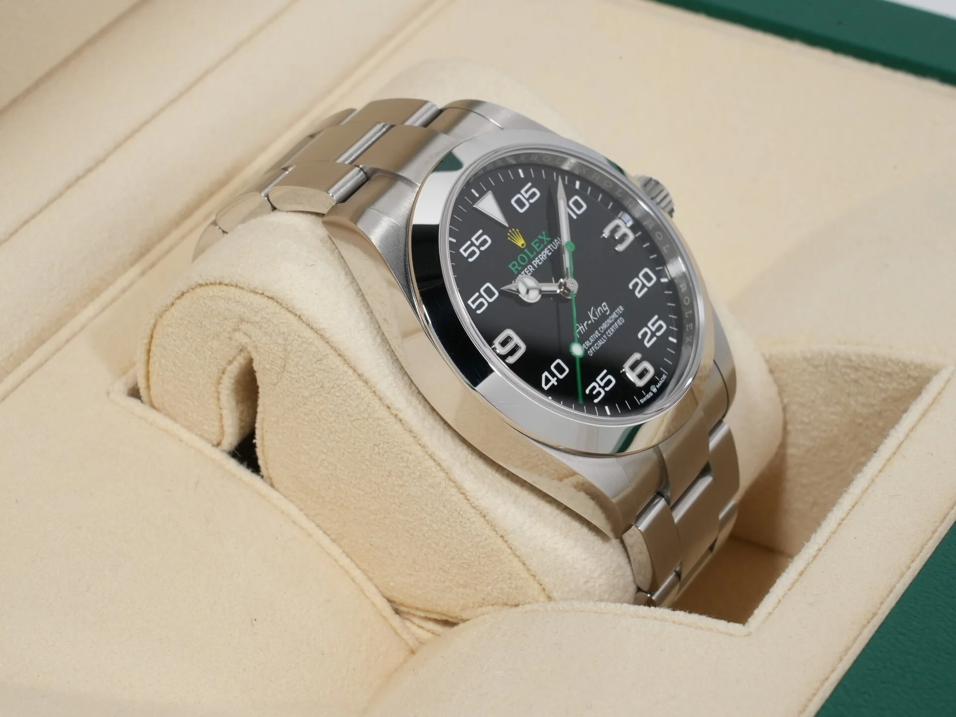 ロレックス エアキング Ref.126900 ステンレススチール ブラック文字盤 オイスターブレスレット 美中古 gsfcg3ke - Image 5