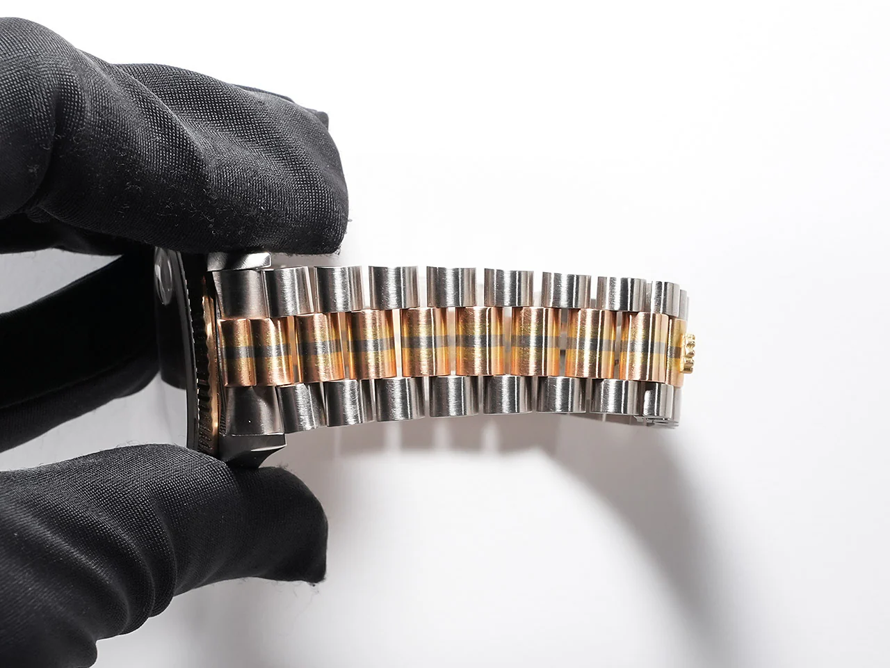 ロレックス デイデイト トリドール Ref.18239BIC ホワイトゴールド/ローズゴールド/イエローゴールド コッパー文字盤 - Image 9